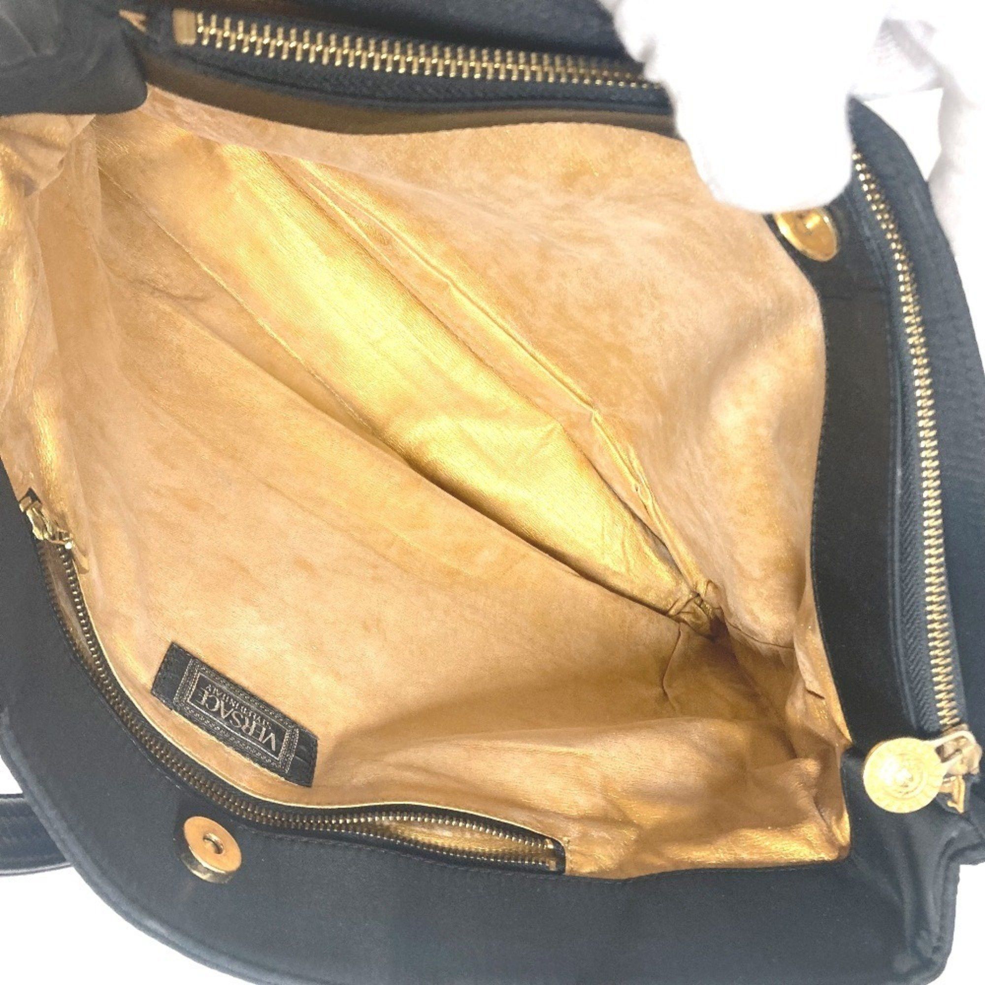 Versace Sunburst Sun God Tote Bag, Chain Shoulder Nylon, Women