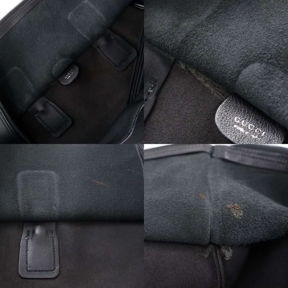 Gucci Gucci Gucci Calf Boston Bag Leather Travel Bag DUTY FREE for USA Size ONE SIZE - 13 Thumbnail