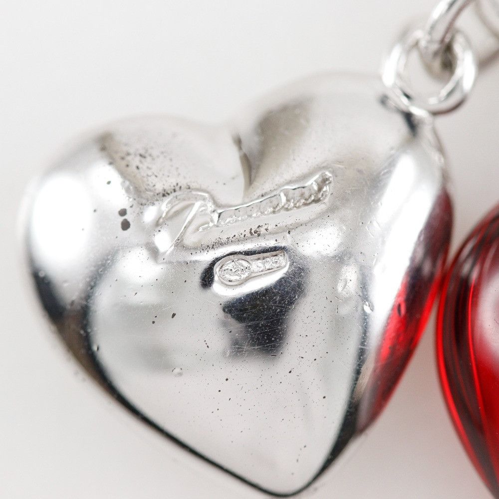 Other Other Baccarat Double Heart Silver 925 Choker Metal Necklace DUTY FREE for USA Size ONE SIZE - 7 Thumbnail