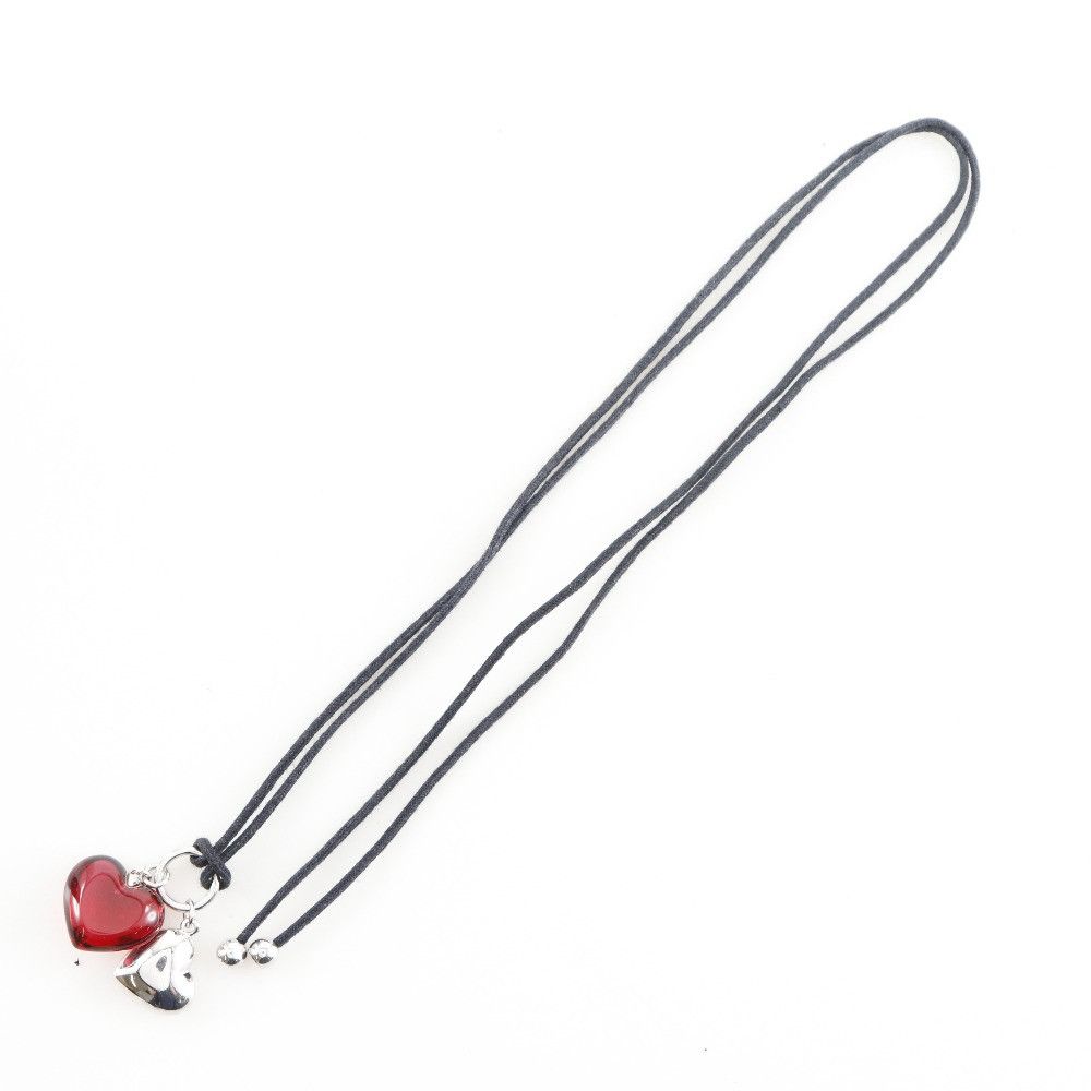 Other Other Baccarat Double Heart Silver 925 Choker Metal Necklace DUTY FREE for USA Size ONE SIZE - 6 Thumbnail