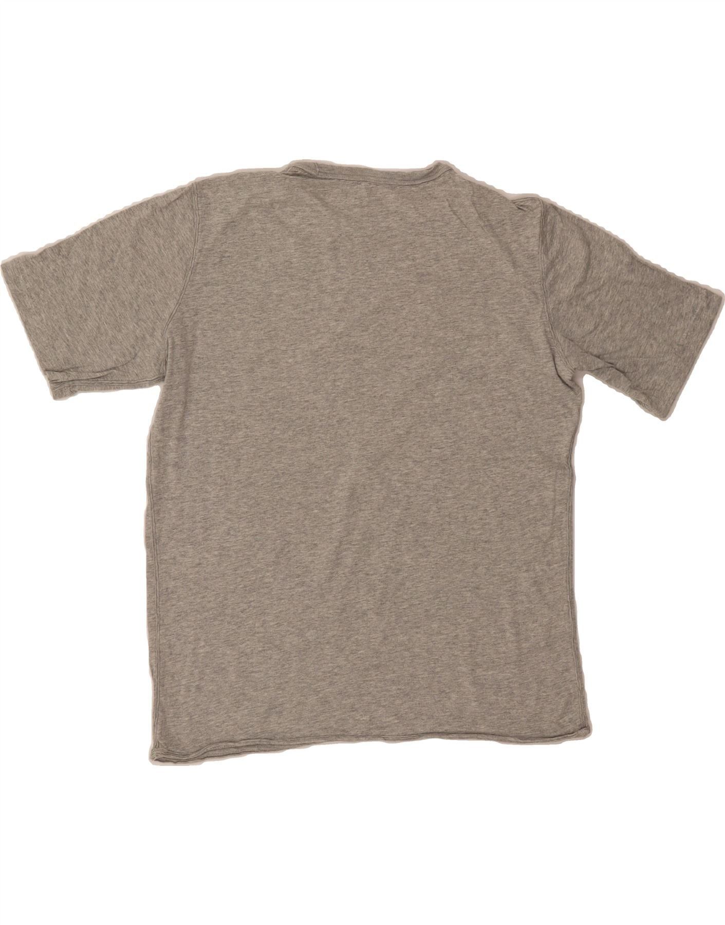 Diesel Womens Graphic T-Shirt Top UK 14 Medium Grey Cotton Size M / US 6-8 / IT 42-44 - 2 Thumbnail
