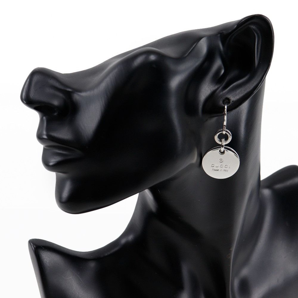 Gucci Gucci Gucci Trademark Logo Silver 925 Earrings Metal Earrings DUTY FREE for USA Size ONE SIZE - 2 Thumbnail