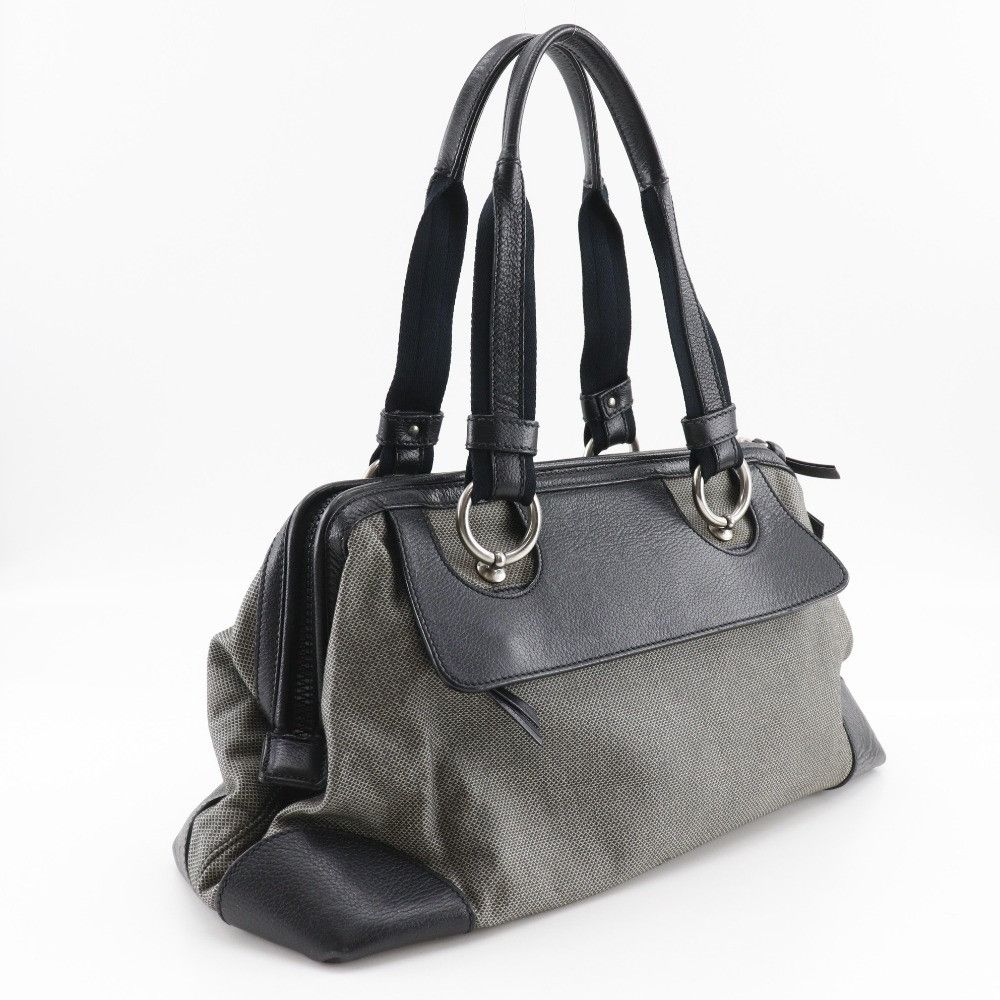 Bottega Veneta Bottega Veneta Bottega Veneta Tote Bag Canvas/Leather 2way Bag Canvas Tote Bag DUTY FREE for USA Size ONE SIZE - 3 Thumbnail
