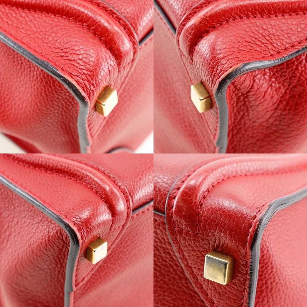 Celine Celine Celine Luggage Micro Shopper Leather Handbag Leather Handbag DUTY FREE for USA Size ONE SIZE - 4 Thumbnail