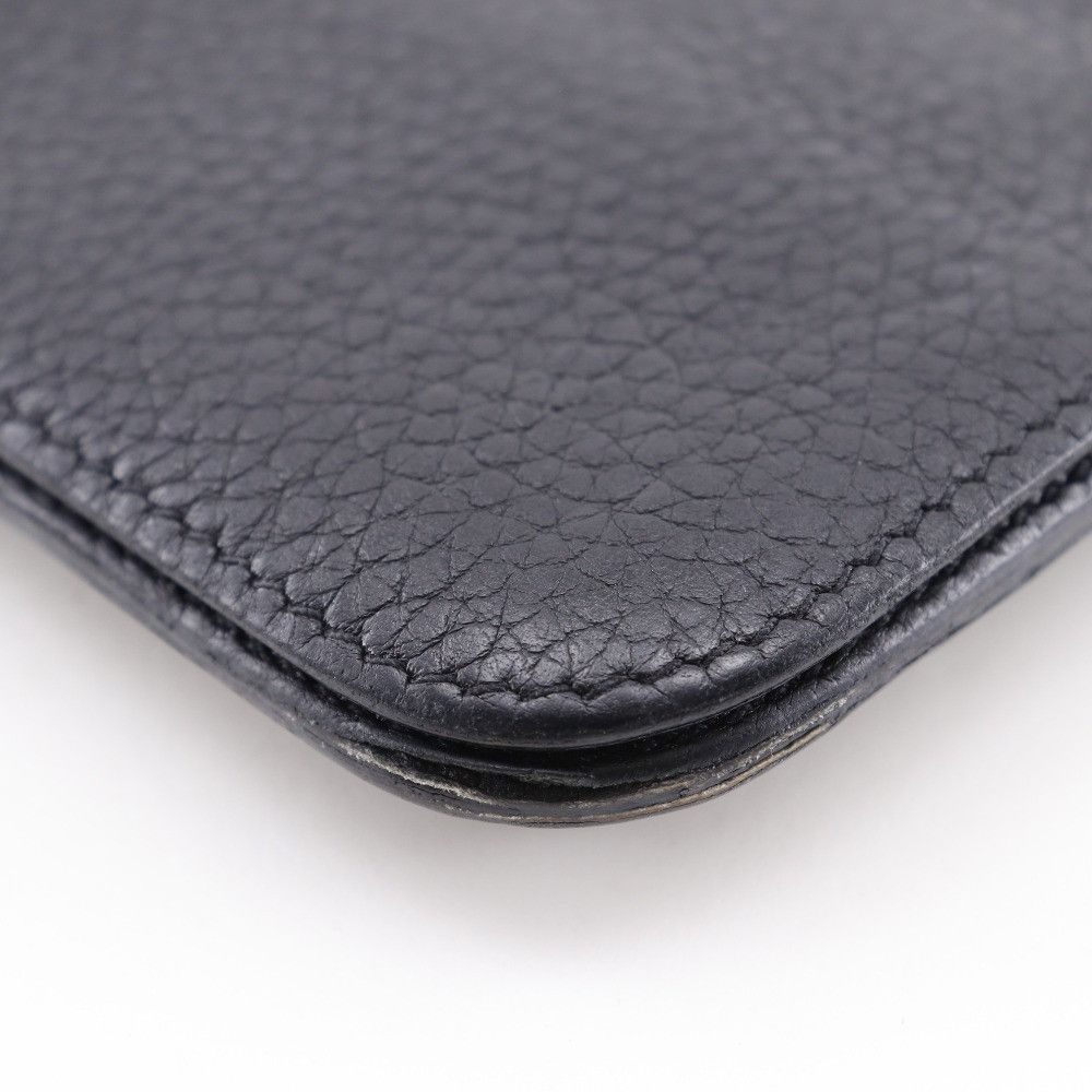 Hermes Hermes Hermes Dogon Long Taurillon Clemence Long Wallet Leather Long Wallet Stamp P (2012) DUTY FREE for USA Size ONE SIZE - 5 Thumbnail