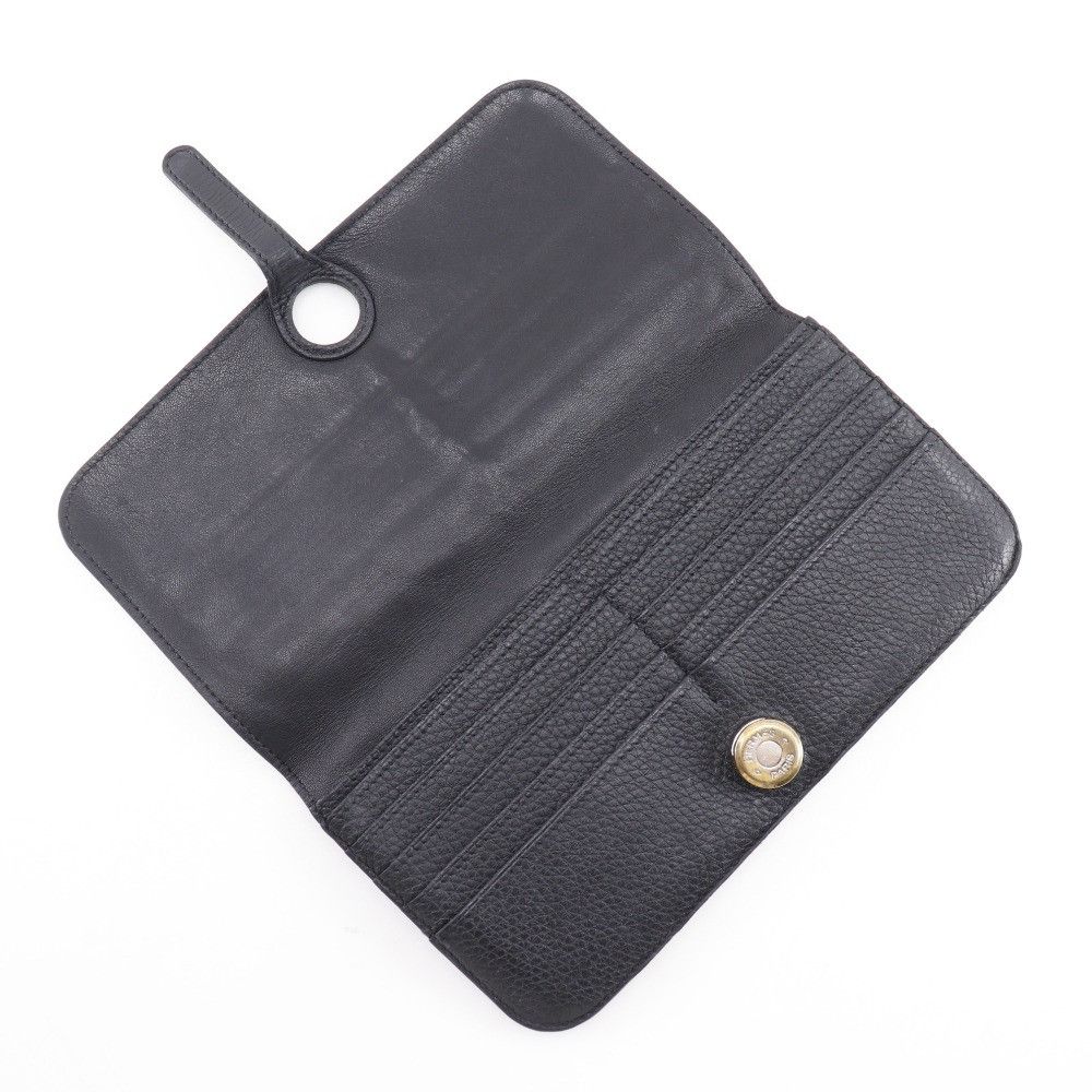Hermes Hermes Hermes Dogon Long Taurillon Clemence Long Wallet Leather Long Wallet Stamp P (2012) DUTY FREE for USA Size ONE SIZE - 8 Thumbnail