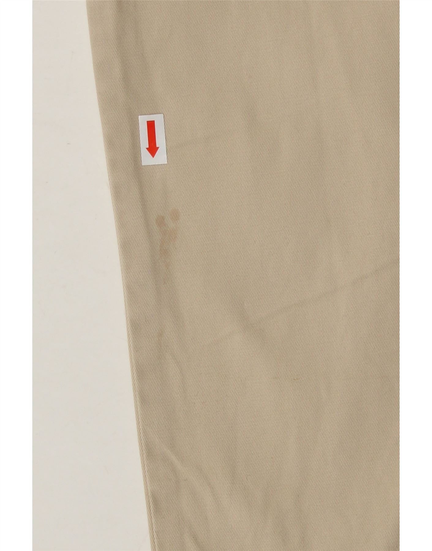 Ralph Lauren Womens Slim Chino Trousers US 6 Medium W30 L28 Beige Cotton Size 26" / US 2 / IT 38 - 3 Thumbnail