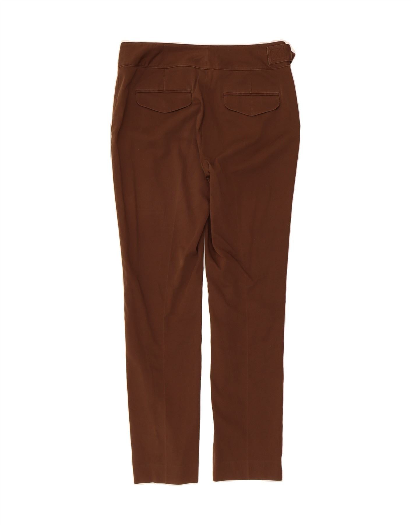 Ralph Lauren Womens Low Waist Casual Trousers US 4 Small W30 L28 Brown Size 25" / US 0 / IT 36 - 2 Thumbnail