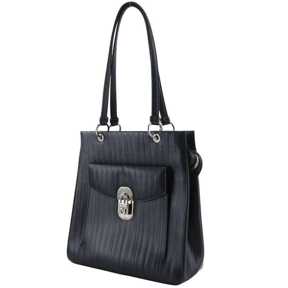 Salvatore Ferragamo Salvatore Ferragamo Salvatore Ferragamo Gancini Embossed Leather Shoulder Bag Leather Shoulder Bag DUTY FREE for USA Size ONE SIZE - 2 Thumbnail