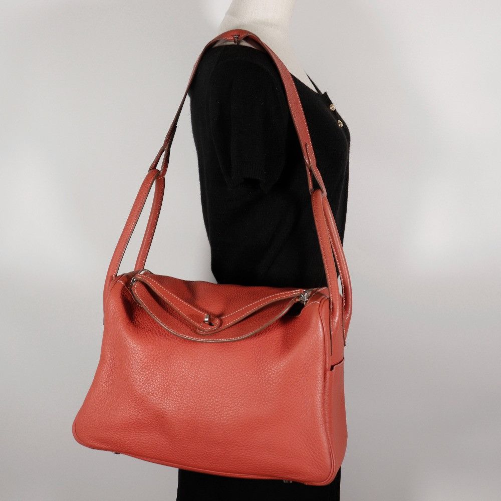 Hermes Hermes Hermes Lindy Togo 2way bag Leather Handbag Stamp O (2011) DUTY FREE for USA Size ONE SIZE - 20 Thumbnail
