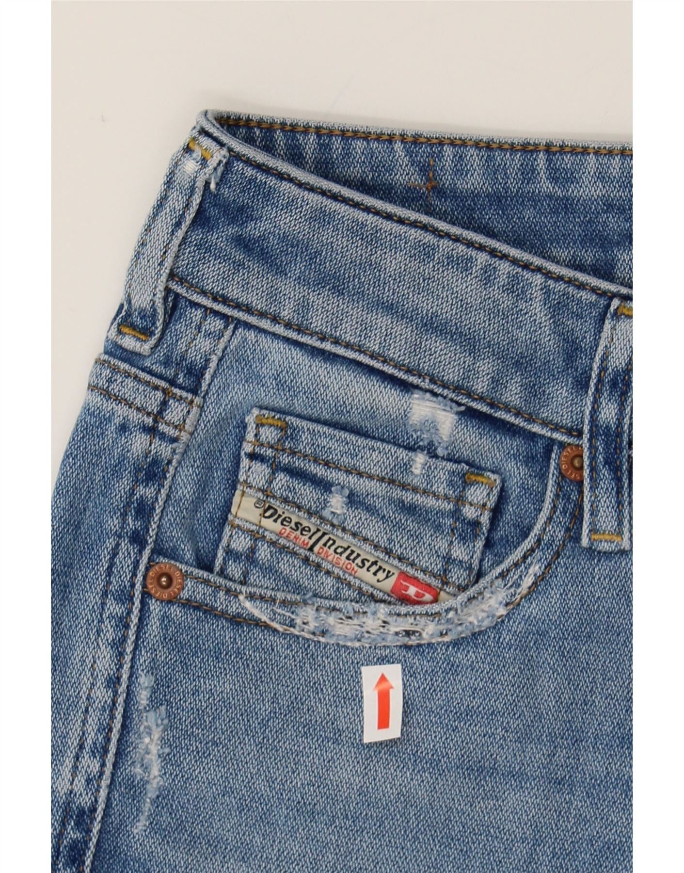 Diesel Womens D-Joy Regular Slim Jeans W26 L29 Blue Cotton Size 42" / US 20 - 3 Thumbnail