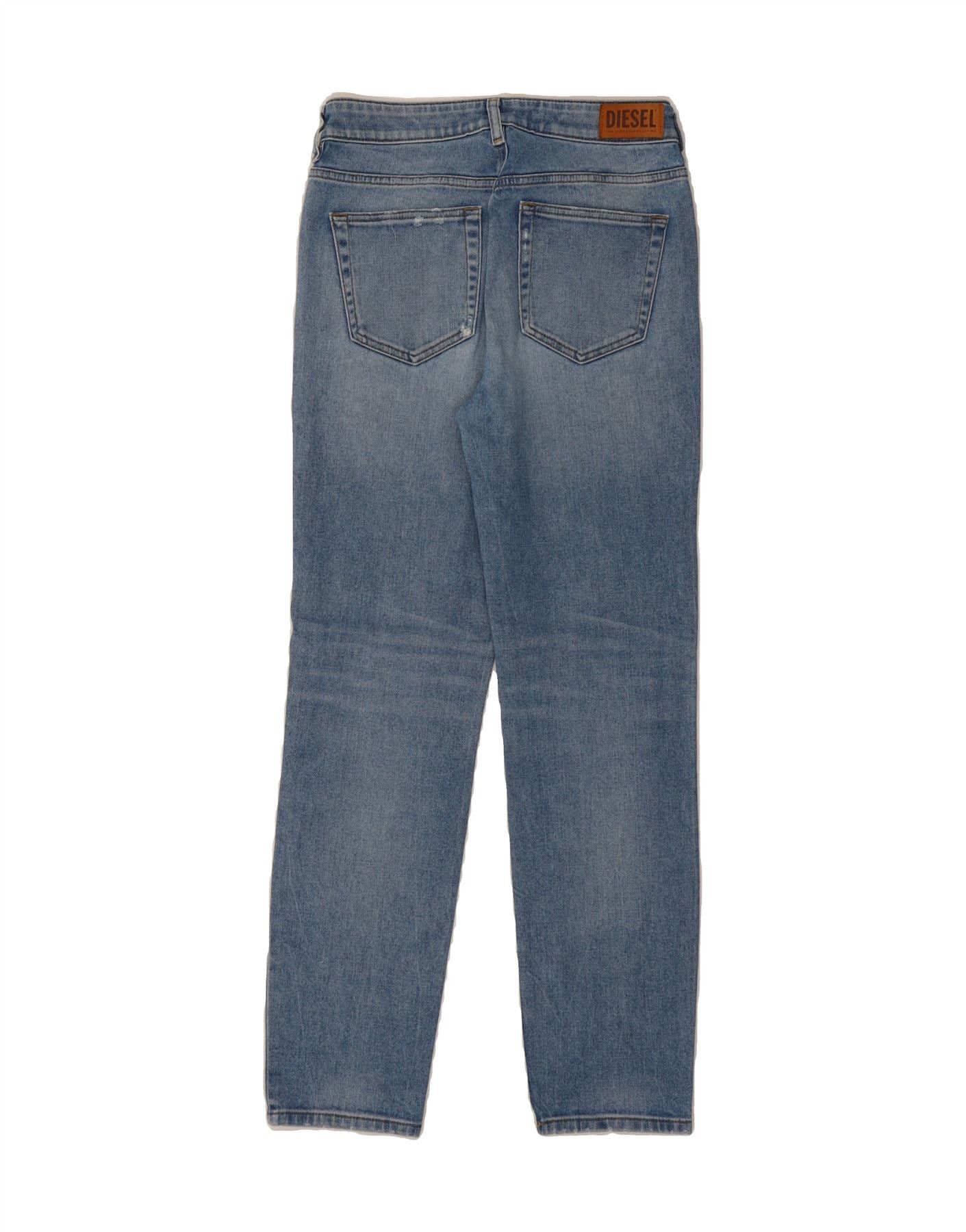 Diesel Womens D-Joy Regular Slim Jeans W26 L29 Blue Cotton Size 42" / US 20 - 2 Thumbnail