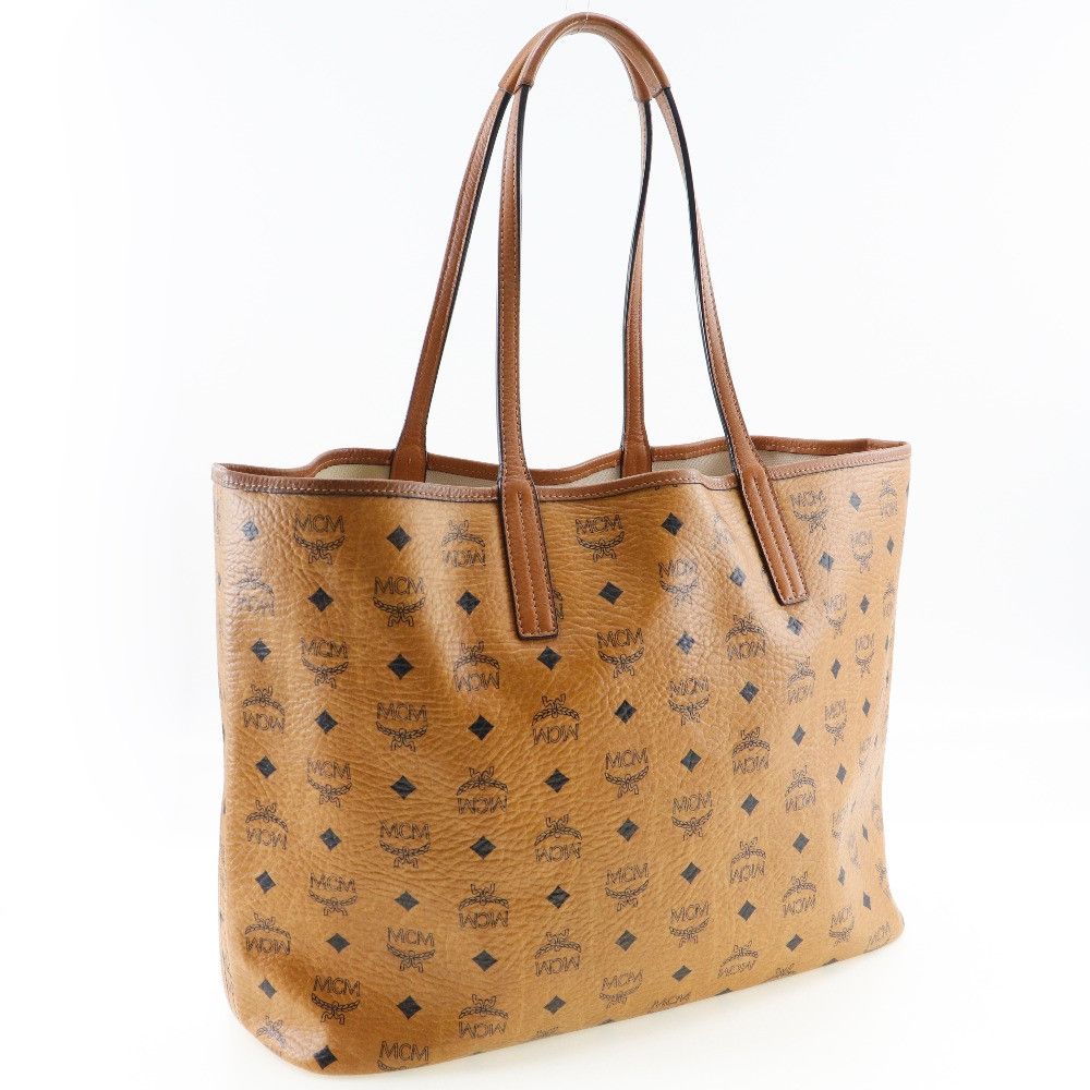 MCM MCM MCM Visetos PVC Coated Canvas Tote Bag Canvas Tote Bag DUTY FREE for USA Size ONE SIZE - 3 Thumbnail