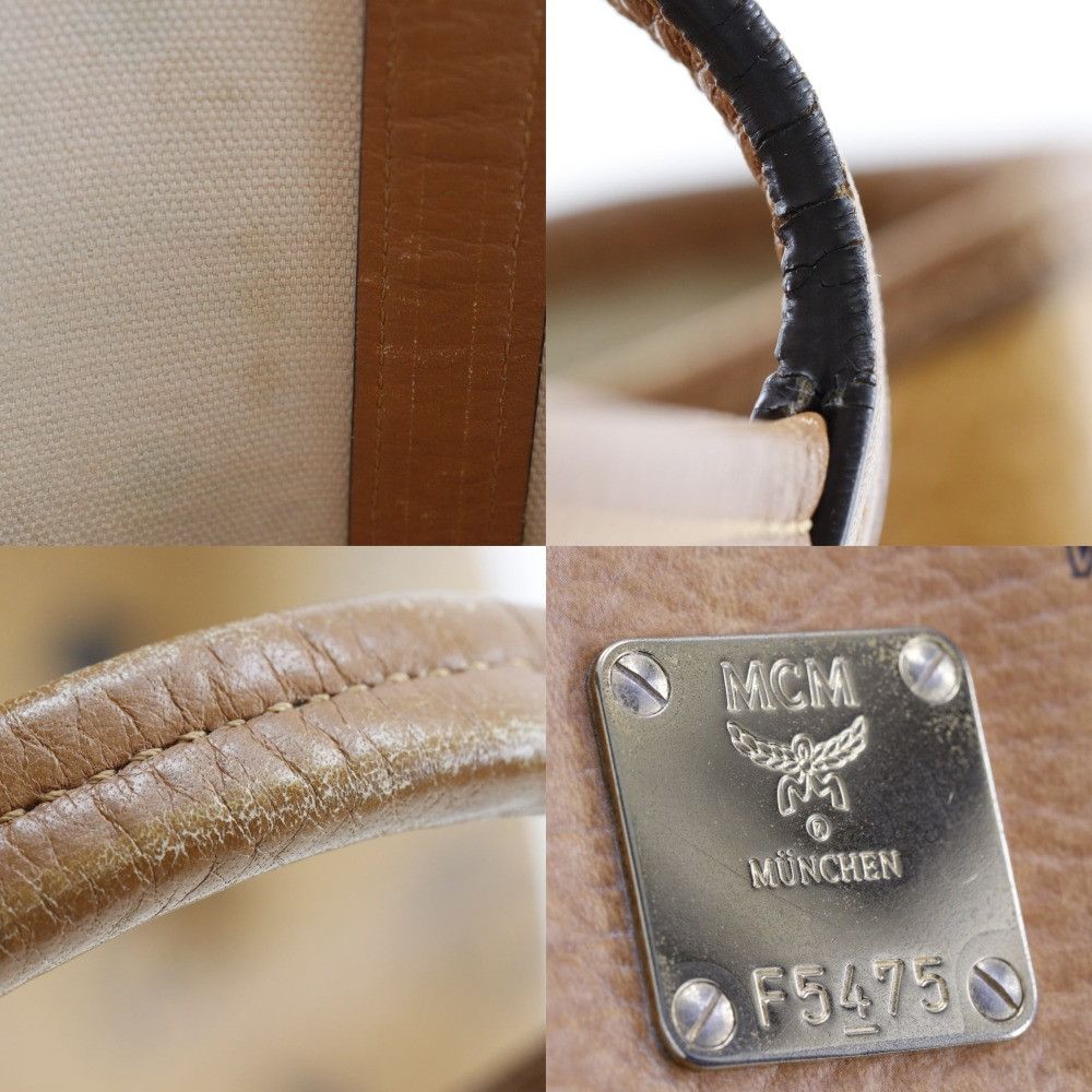MCM MCM MCM Visetos PVC Coated Canvas Tote Bag Canvas Tote Bag DUTY FREE for USA Size ONE SIZE - 8 Thumbnail