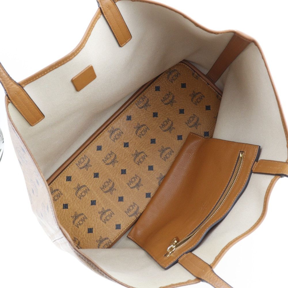 MCM MCM MCM Visetos PVC Coated Canvas Tote Bag Canvas Tote Bag DUTY FREE for USA Size ONE SIZE - 6 Thumbnail