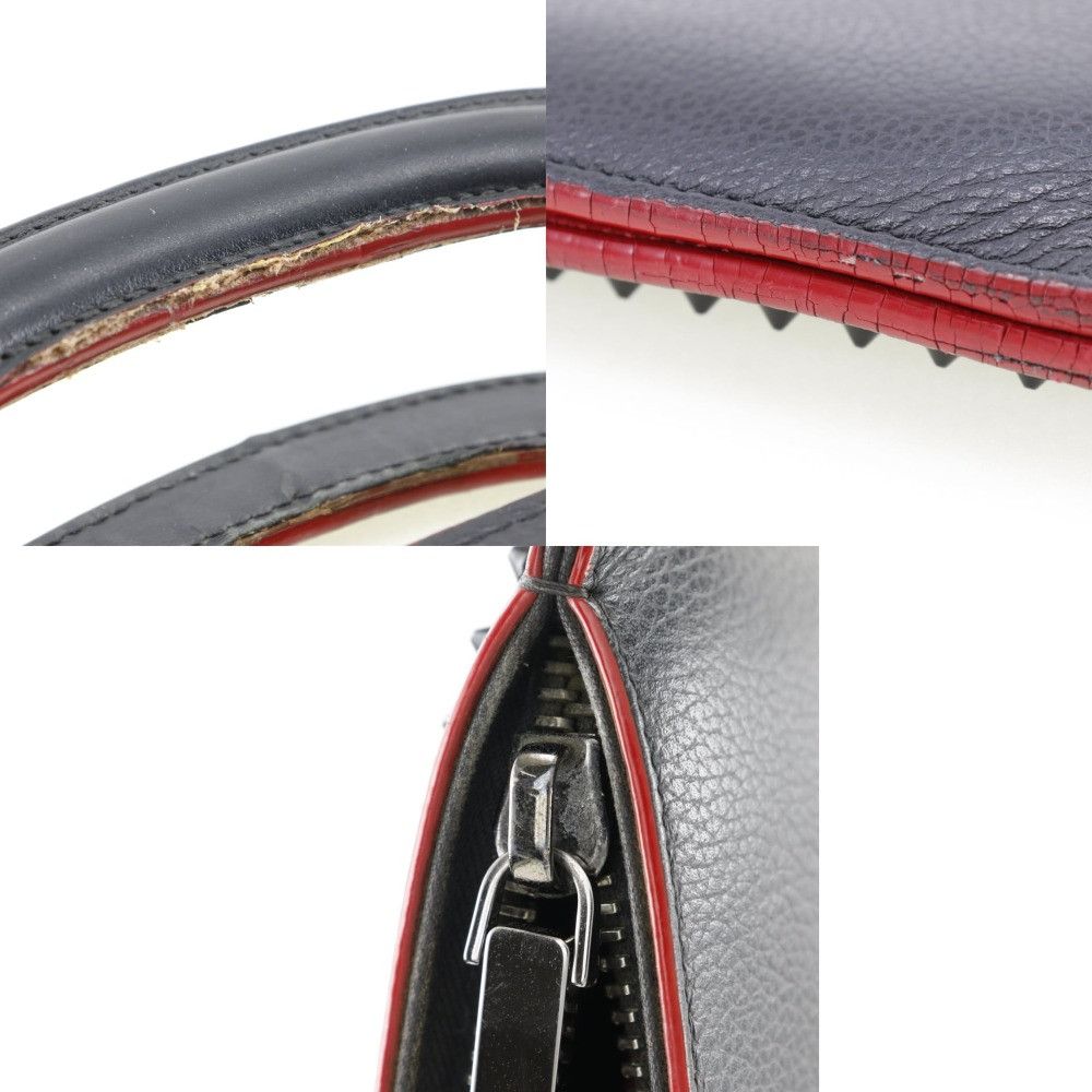 Christian Louboutin Christian Louboutin Christian Louboutin Tricktrac Calf 2way Bag Leather Handbag DUTY FREE for USA Size ONE SIZE - 7 Thumbnail