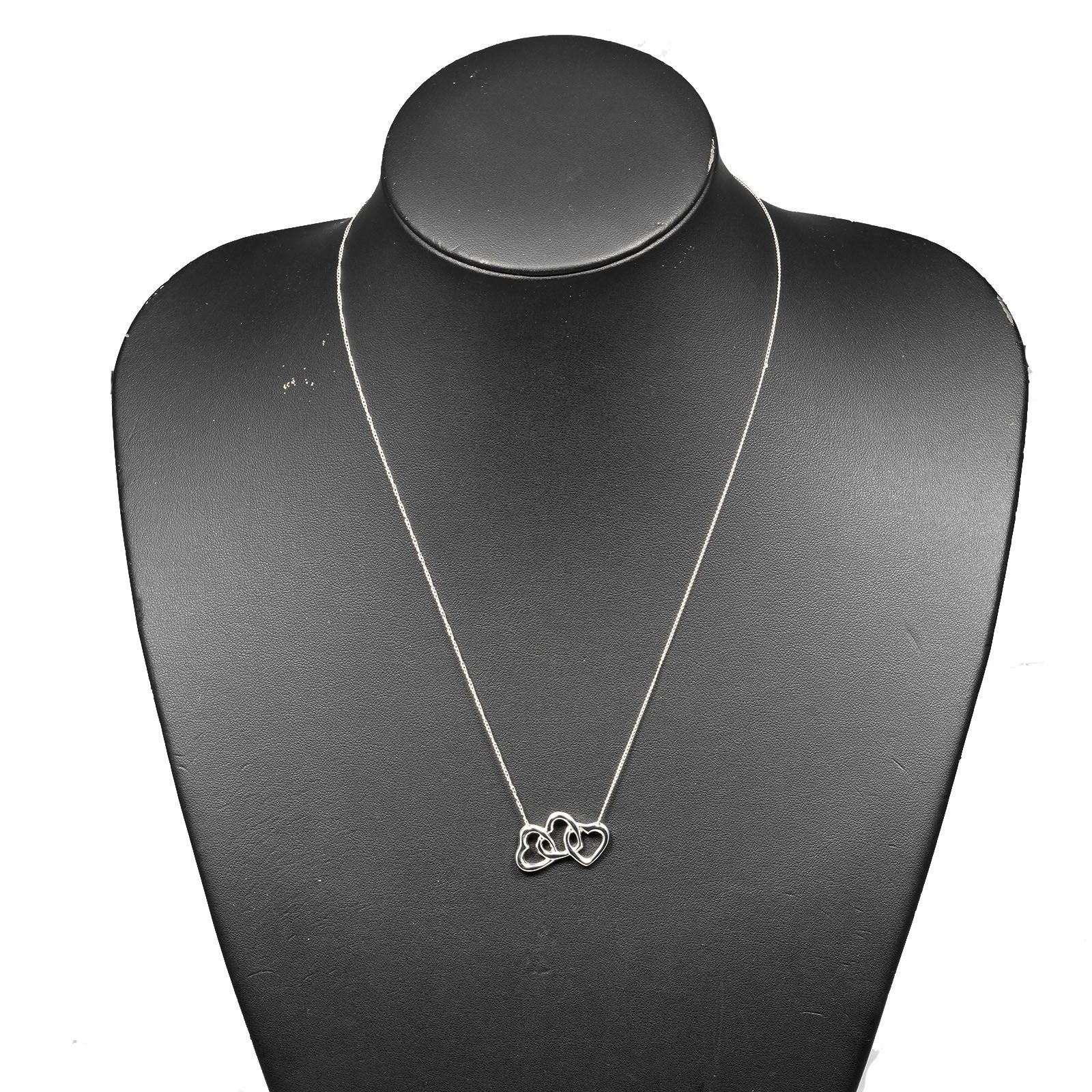 Tiffany & Co. Tiffany & Co. Tiffany&Co. Triple Heart Silver 925 Necklace Metal Necklace DUTY FREE for USA Size ONE SIZE - 2 Thumbnail