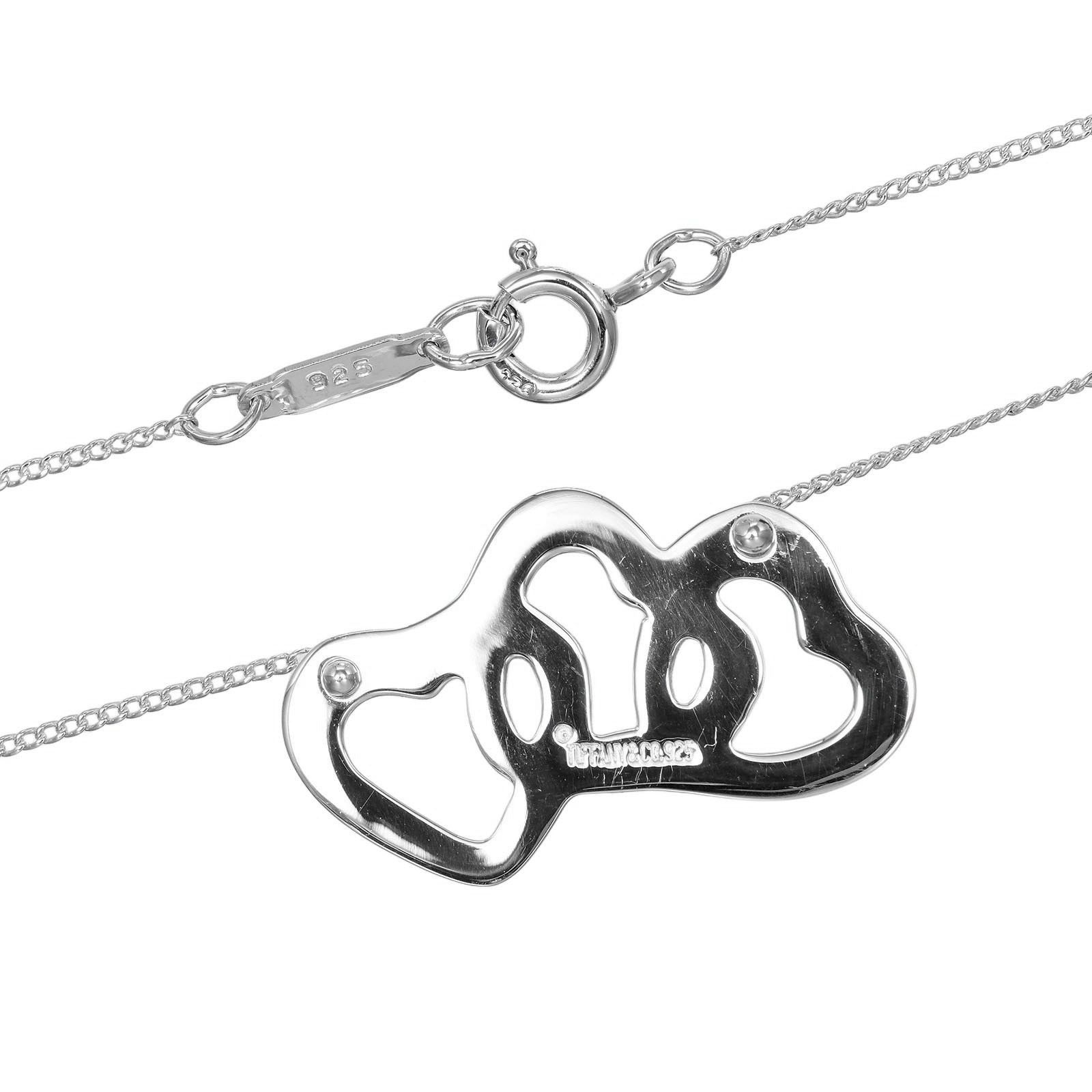 Tiffany & Co. Tiffany & Co. Tiffany&Co. Triple Heart Silver 925 Necklace Metal Necklace DUTY FREE for USA Size ONE SIZE - 6 Thumbnail