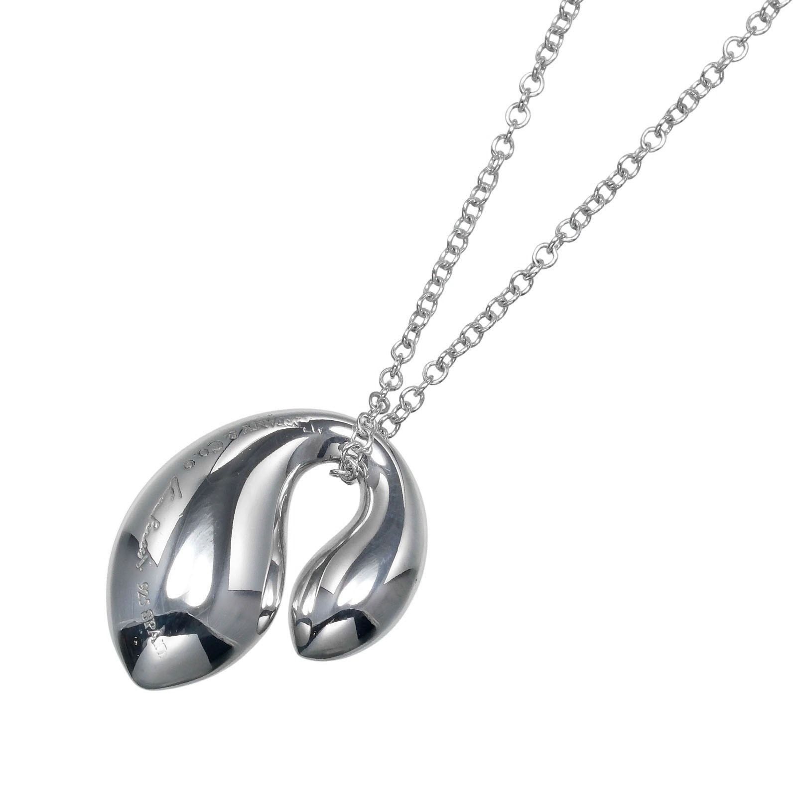 Tiffany & Co. Tiffany & Co. Tiffany&Co. Double Teardrop Silver 925 Necklace Metal Necklace DUTY FREE for USA Size ONE SIZE - 3 Thumbnail
