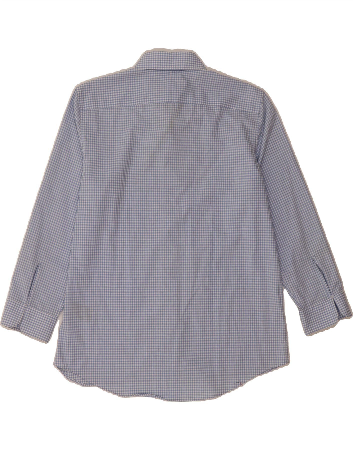 Ralph Lauren Womens Loose Fit 3/4 Sleeve Shirt UK 6 XS Blue Gingham Cotto Size XS / US 0-2 / IT 36-38 - 2 Thumbnail
