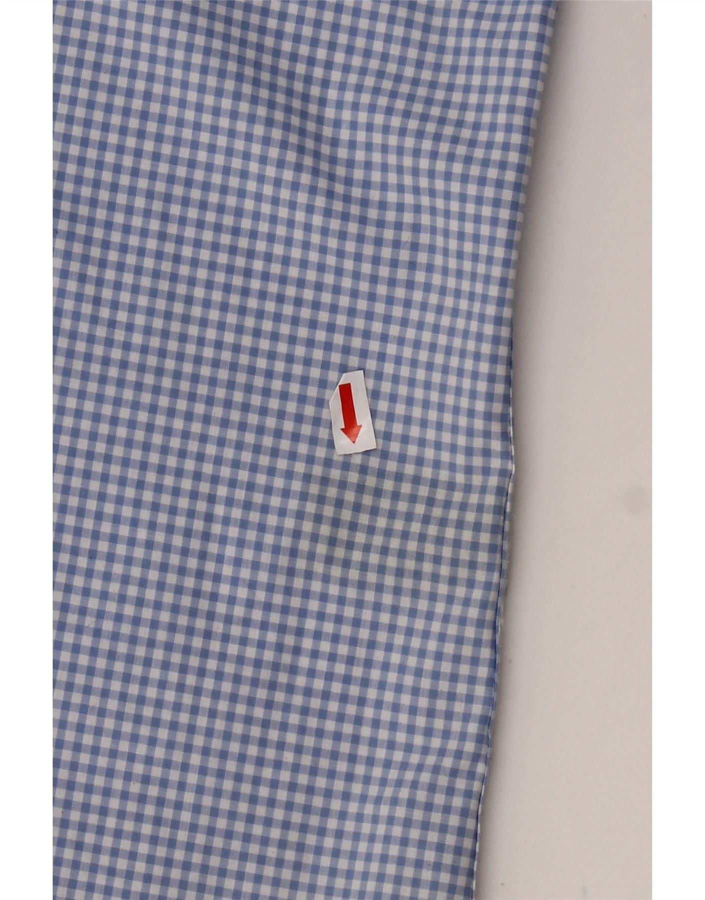 Ralph Lauren Womens Loose Fit 3/4 Sleeve Shirt UK 6 XS Blue Gingham Cotto Size XS / US 0-2 / IT 36-38 - 3 Thumbnail