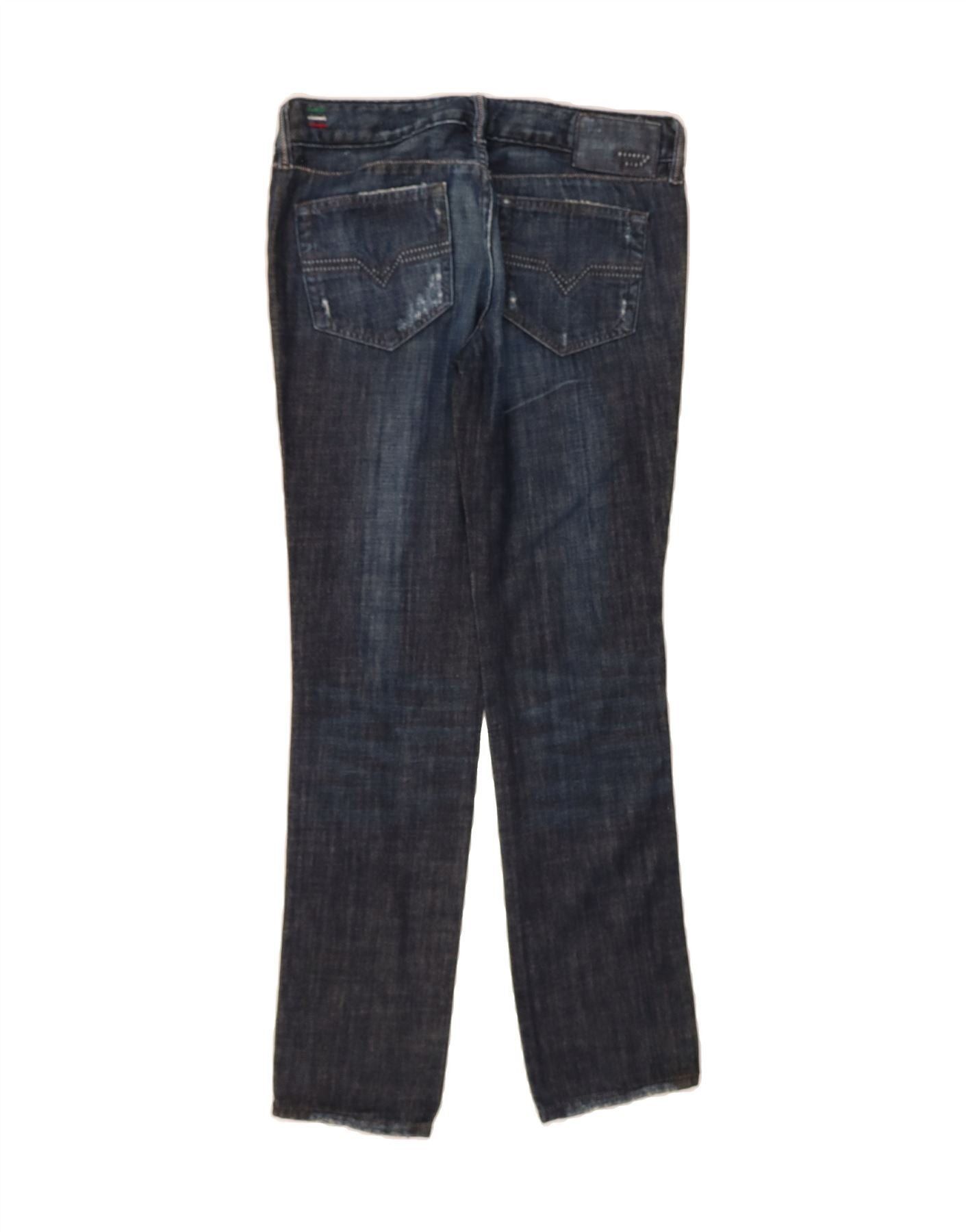 Diesel Womens Cuddy Slim Jeans W27 L32 Blue Cotton Size 42" / US 20 - 2 Thumbnail