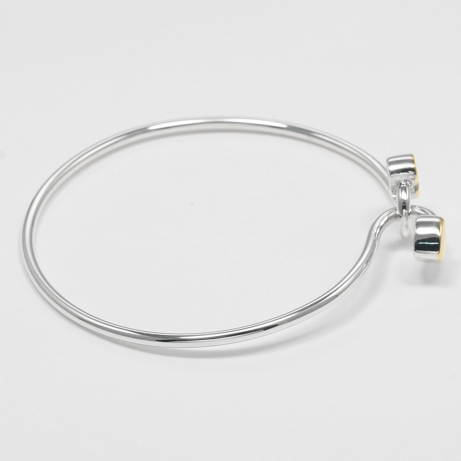 Tiffany & Co. Tiffany & Co. Tiffany & Co. Double Heart Silver 925 Au750 Bracelet Metal Bracelet DUTY FREE for USA Size ONE SIZE - 6 Thumbnail