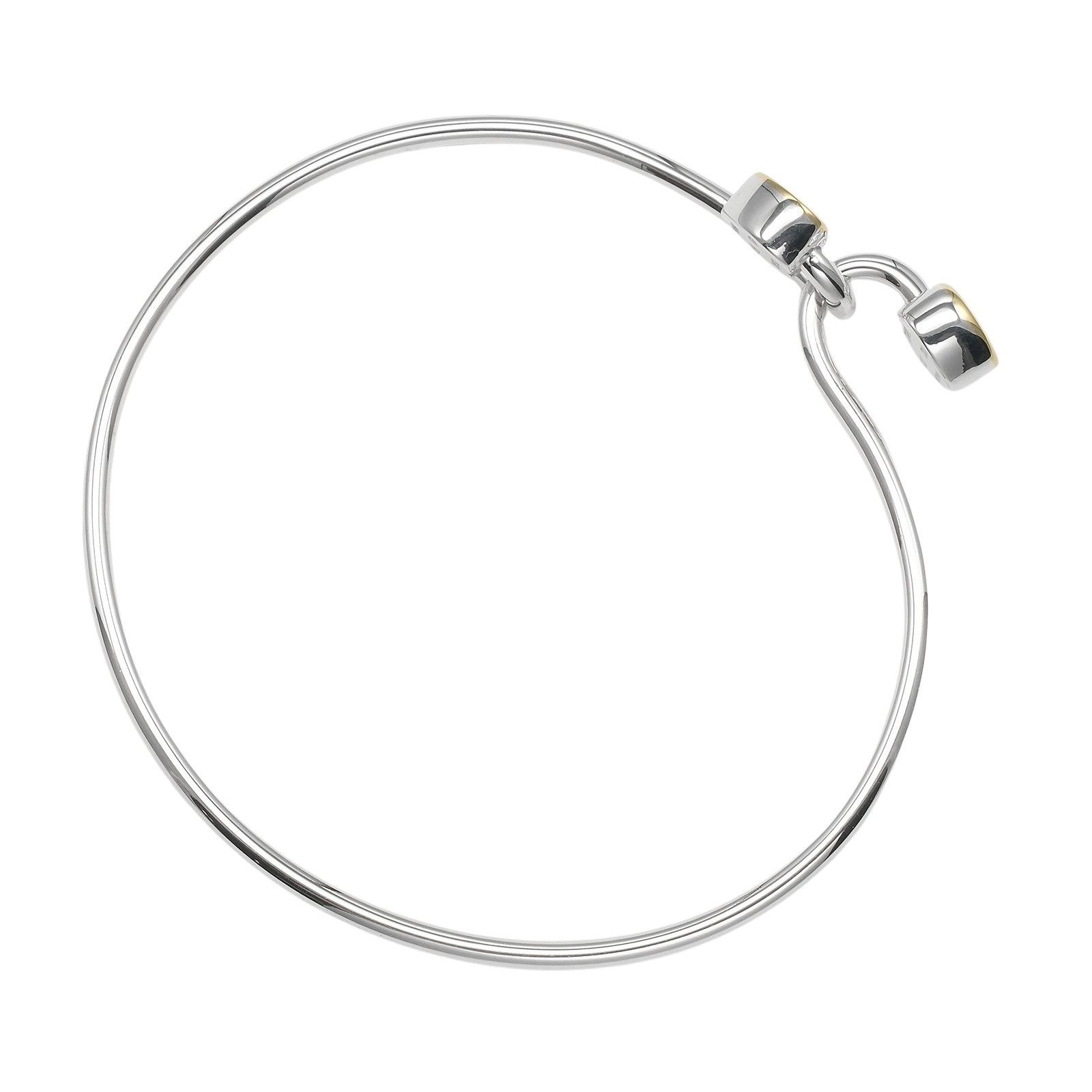 Tiffany & Co. Tiffany & Co. Tiffany & Co. Double Heart Silver 925 Au750 Bracelet Metal Bracelet DUTY FREE for USA Size ONE SIZE - 2 Thumbnail