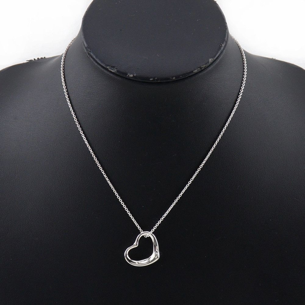 Tiffany & Co. Tiffany & Co. Tiffany Open Heart Elsa Peretti Silver 925 Necklace Metal Necklace DUTY FREE for USA Size ONE SIZE - 2 Thumbnail