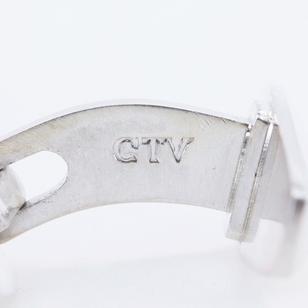 Other Other Georg Jensen CTV Silver 925 Cufflinks Metal Cufflinks DUTY FREE for USA Size ONE SIZE - 8 Thumbnail