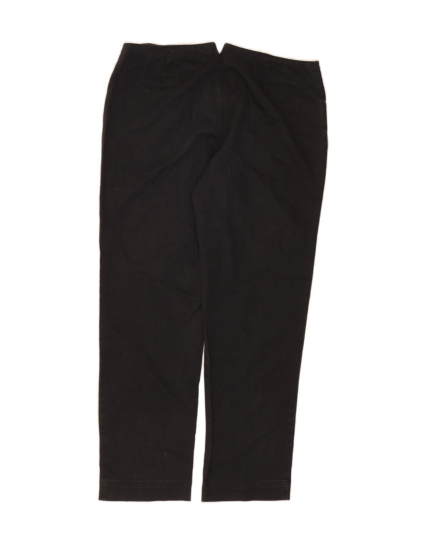 Ralph Lauren Womens Straight Casual Trousers US 8 Medium W32 L27 Black Size 27" / US 4 / IT 40 - 2 Thumbnail