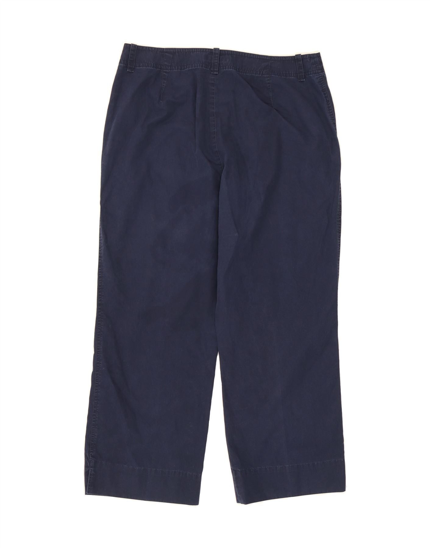 Ralph Lauren Womens Straight Chino Trousers US 10 Large W32 L26 Navy Blue Size 28" / US 6 / IT 42 - 2 Thumbnail