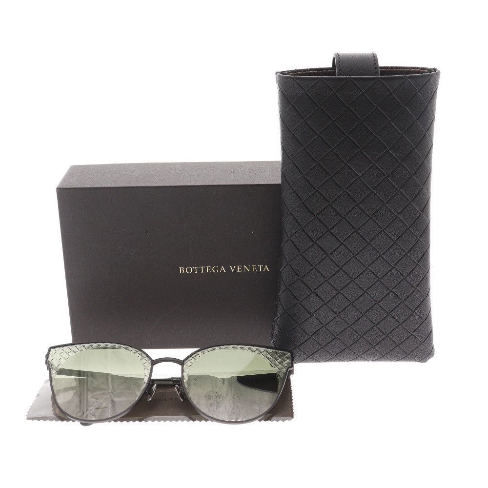 Bottega Veneta Bottega Veneta Bottega Veneta Intrecciato Sunglasses Metal Sunglasses DUTY FREE for USA Size ONE SIZE - 8 Thumbnail