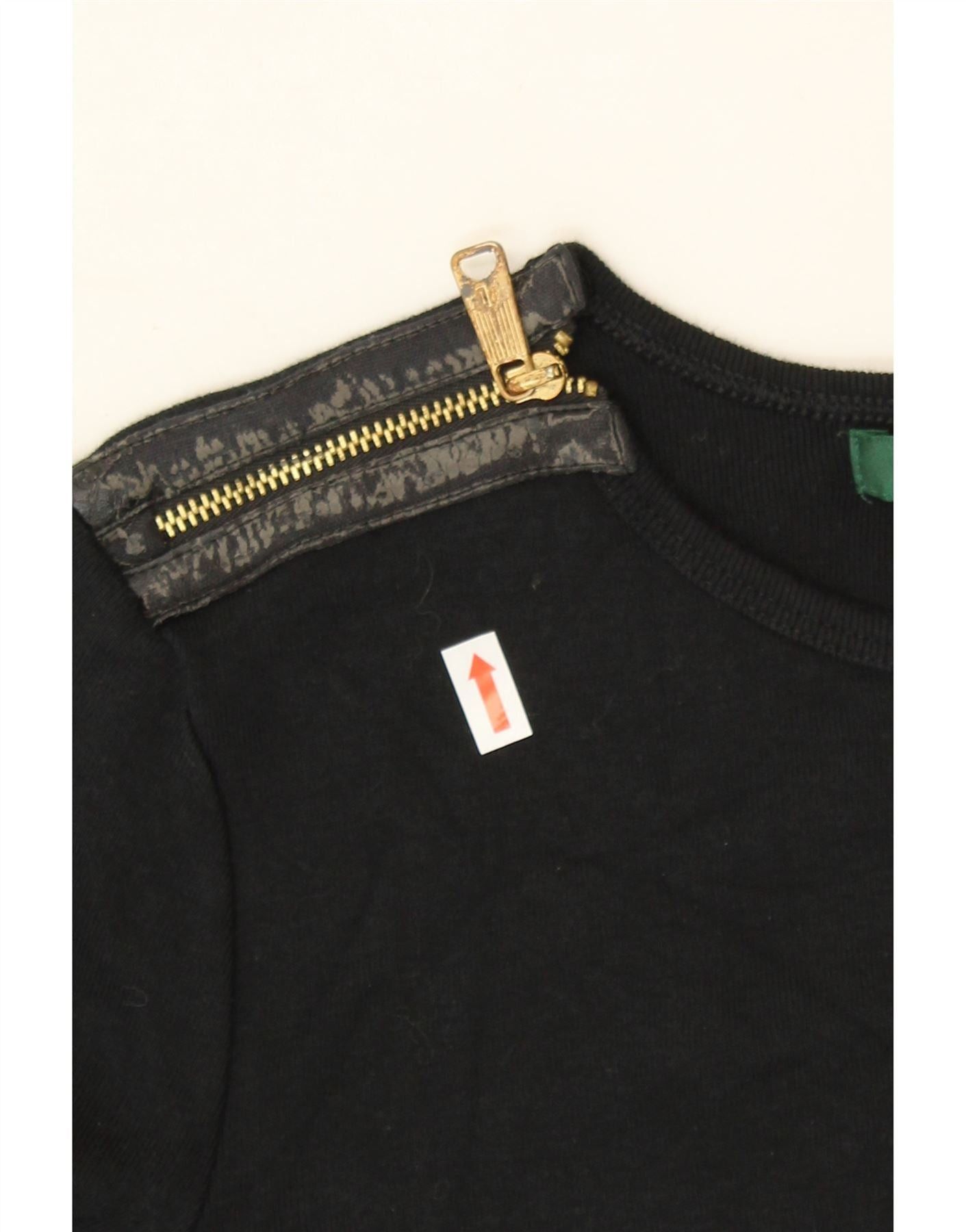 Ralph Lauren Womens 3/4 Sleeve Bodycon Dress UK 6 XS Black Cotton Size XS / US 0-2 / IT 36-38 - 5 Thumbnail