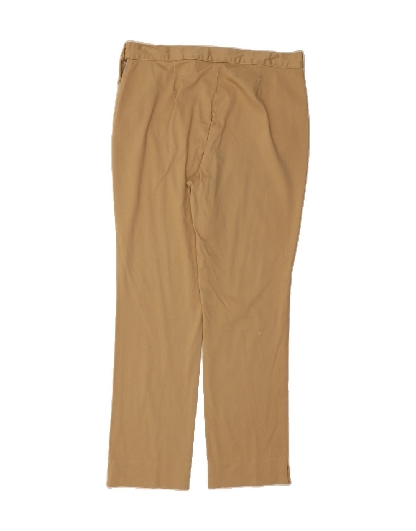Ralph Lauren Womens Slim Chino Trousers US 10 Large W32 L29 Beige Cotton Size 28" / US 6 / IT 42 - 2 Thumbnail