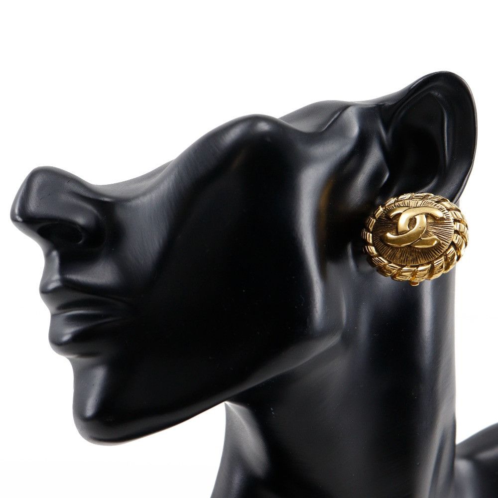 Chanel Chanel Chanel Coco Mark Earrings Metal Earrings DUTY FREE for USA Size ONE SIZE - 2 Thumbnail