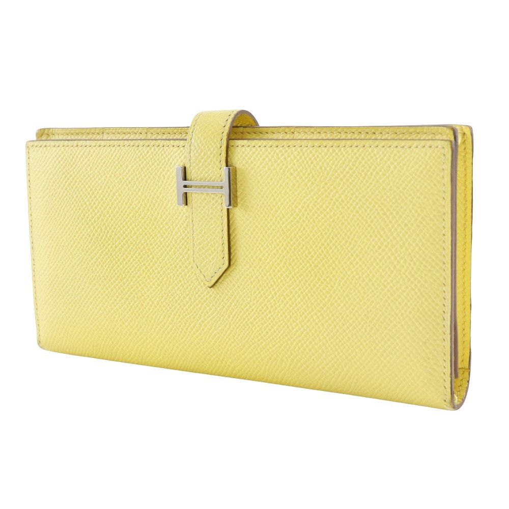Hermes Hermes Hermes Bearn Soufflet Epsom Long Wallet Leather Long Wallet Stamp R (2014) DUTY FREE for USA Size ONE SIZE - 2 Thumbnail
