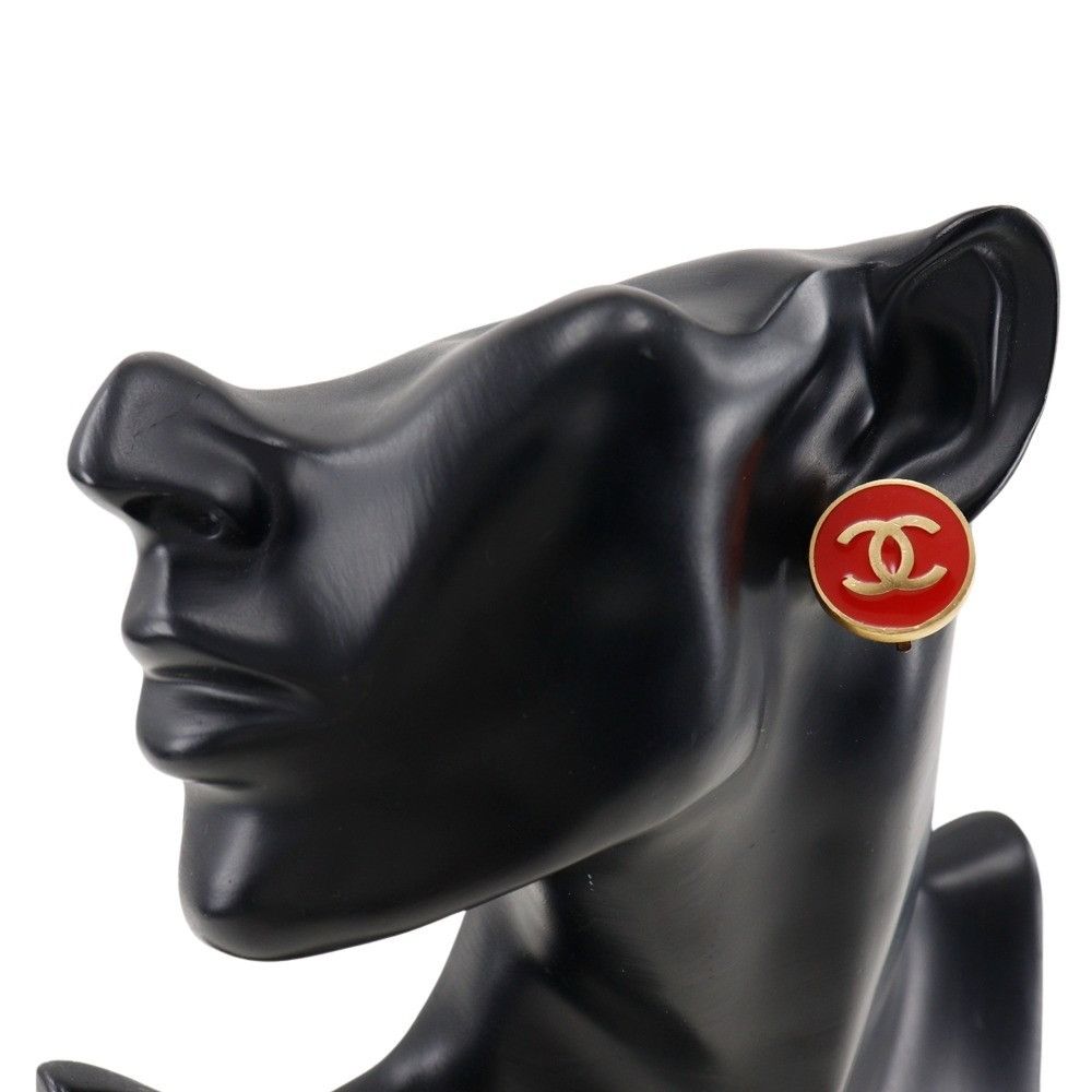 Chanel Chanel Chanel Coco Mark Earrings Metal Earrings DUTY FREE for USA Size ONE SIZE - 2 Thumbnail