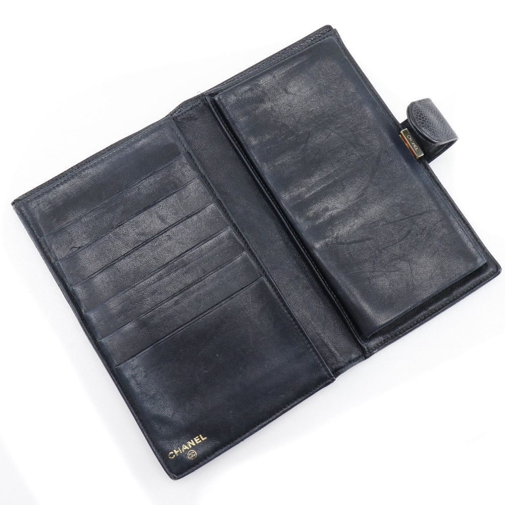 Chanel Chanel Chanel Long Wallet Caviar Wallet Leather Long Wallet DUTY FREE for USA Size ONE SIZE - 5 Thumbnail