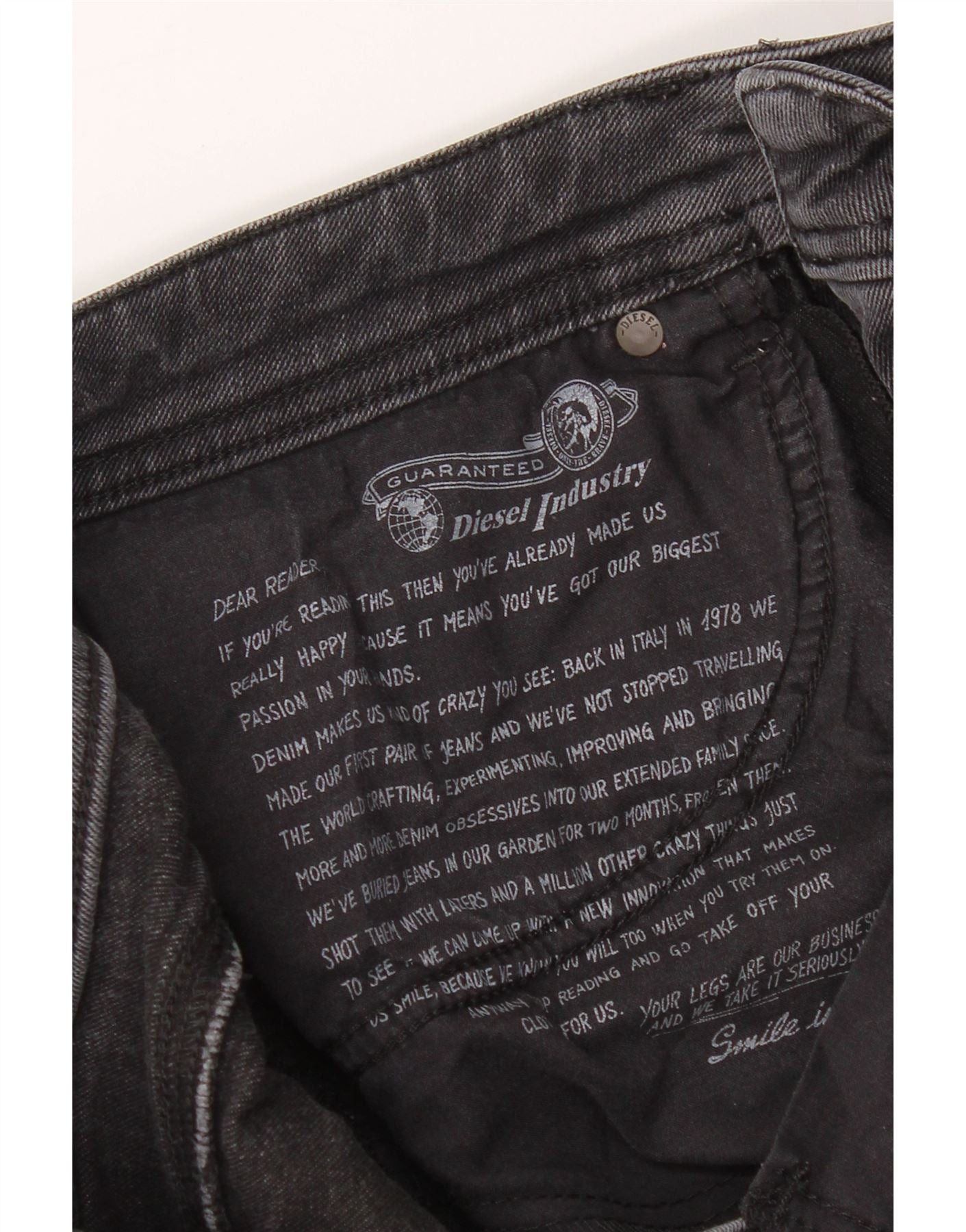 Diesel Womens Super Slim Skinny Jeans W30 L27 Grey Modal Size 42" / US 20 - 4 Thumbnail