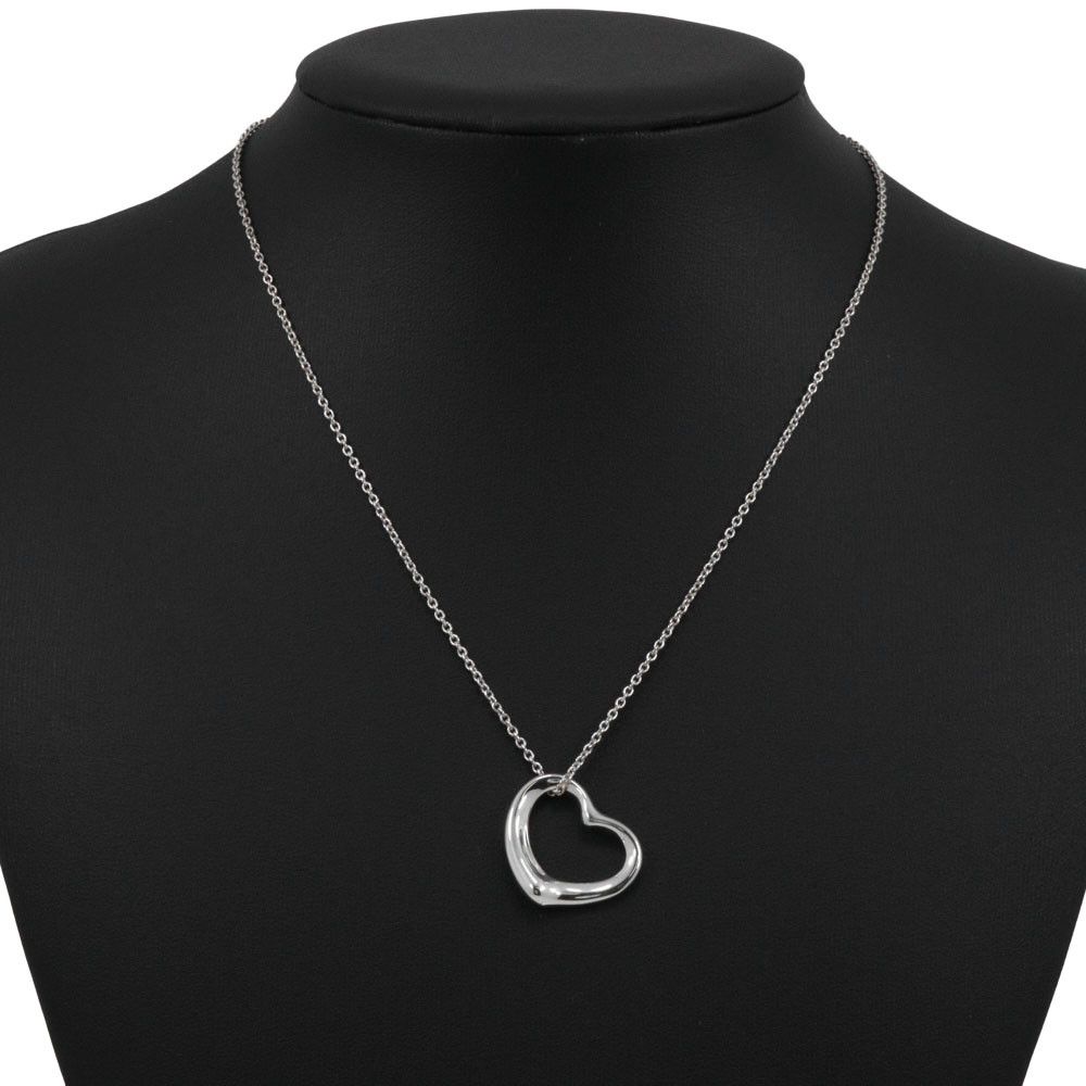 Tiffany & Co. Tiffany & Co. Tiffany Open Heart Elsa Peretti Silver 925 Necklace Metal Necklace DUTY FREE for USA Size ONE SIZE - 2 Thumbnail