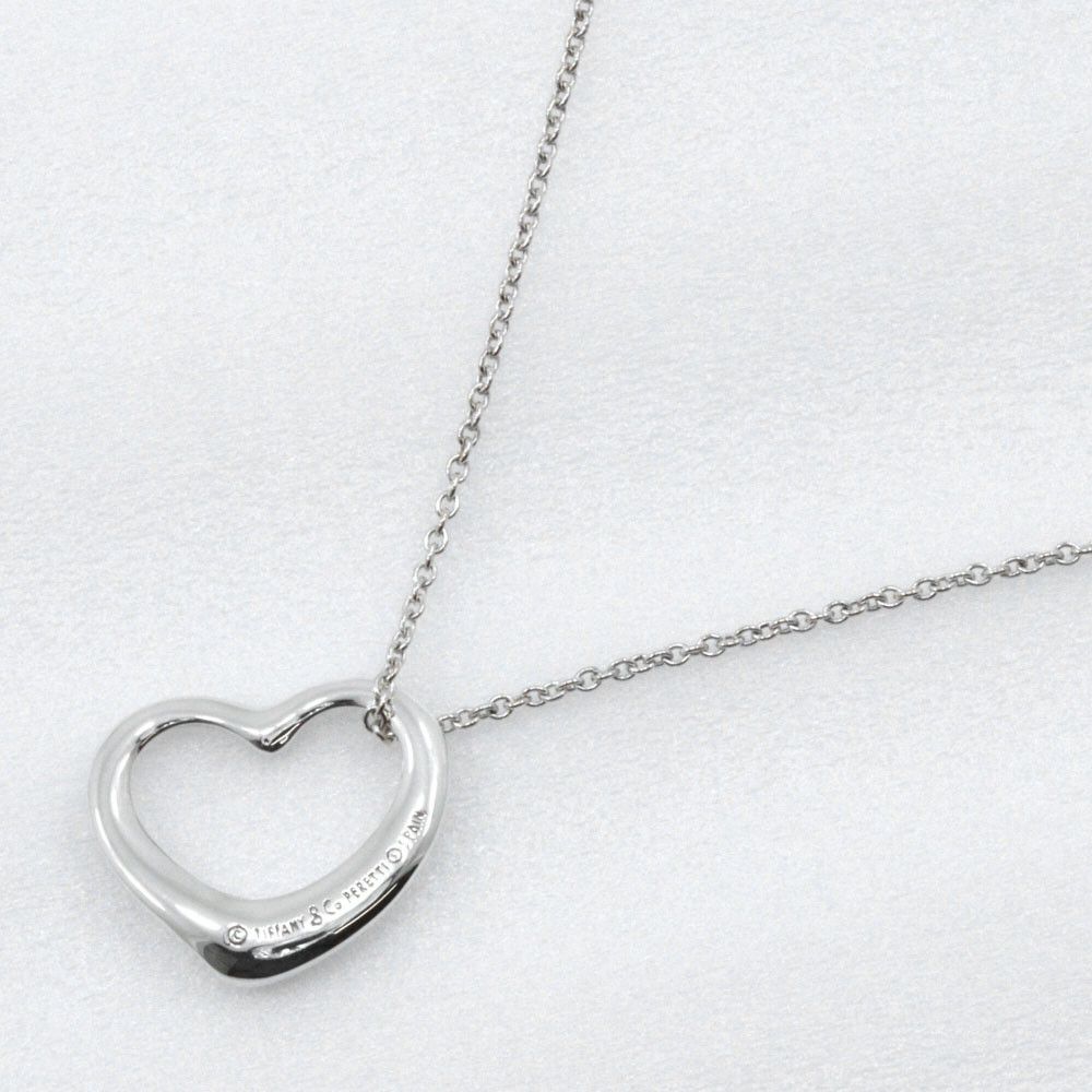 Tiffany & Co. Tiffany & Co. Tiffany Open Heart Elsa Peretti Silver 925 Necklace Metal Necklace DUTY FREE for USA Size ONE SIZE - 3 Thumbnail