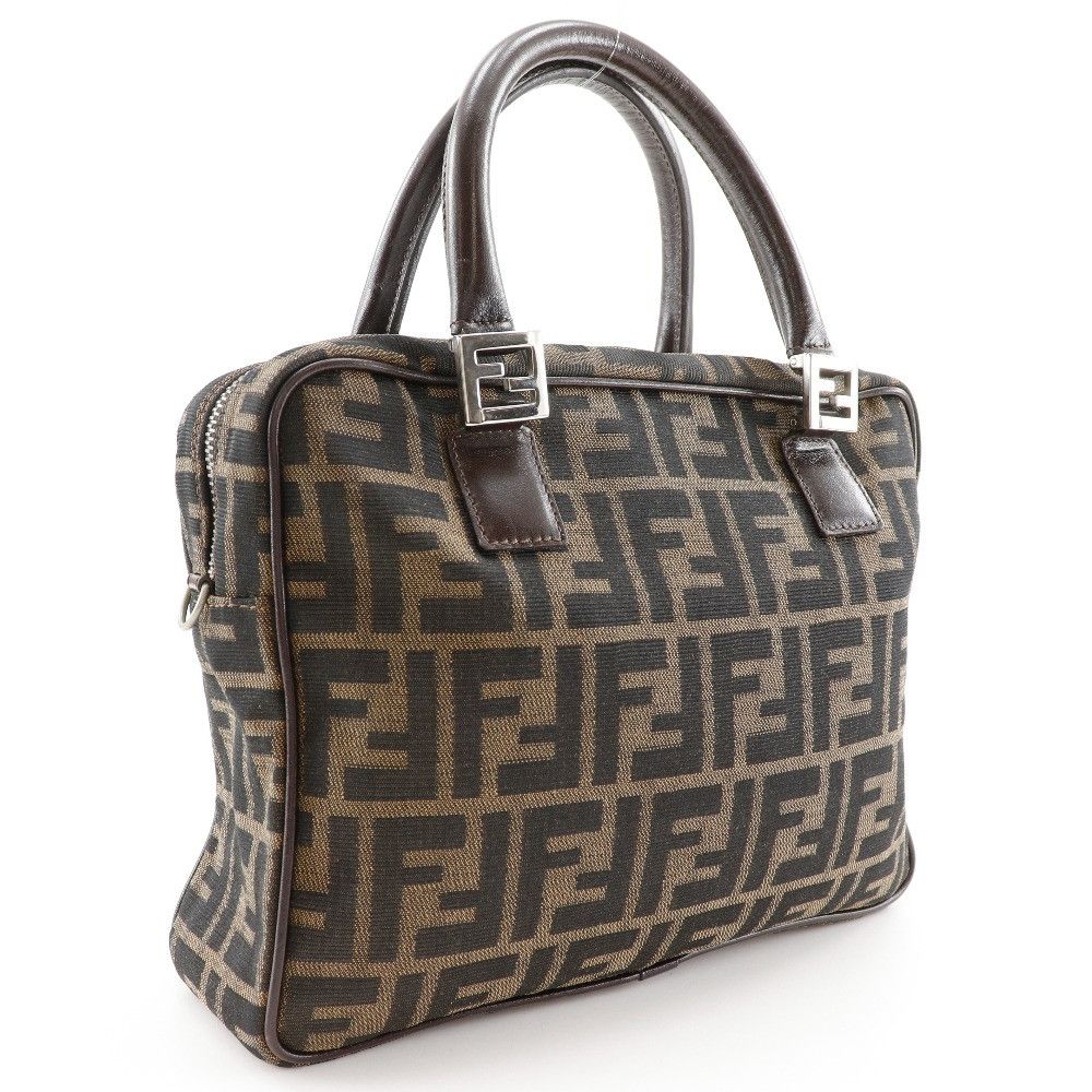 Fendi Fendi Fendi Zucca Nylon Canvas Handbag Canvas Handbag DUTY FREE for USA Size ONE SIZE - 3 Thumbnail