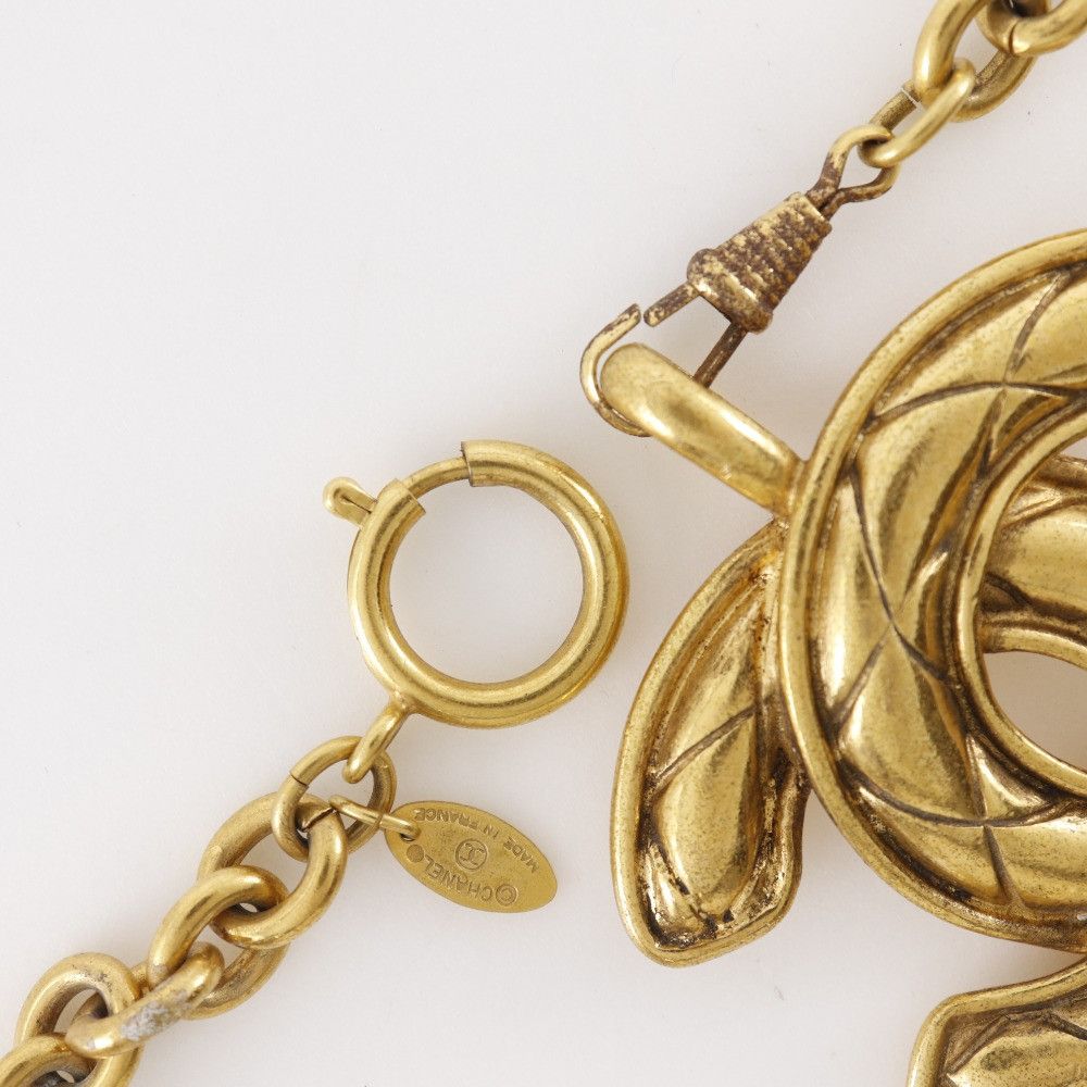 Chanel Chanel Chanel Coco Mark Matelassé Necklace Metal Necklace DUTY FREE for USA Size ONE SIZE - 5 Thumbnail