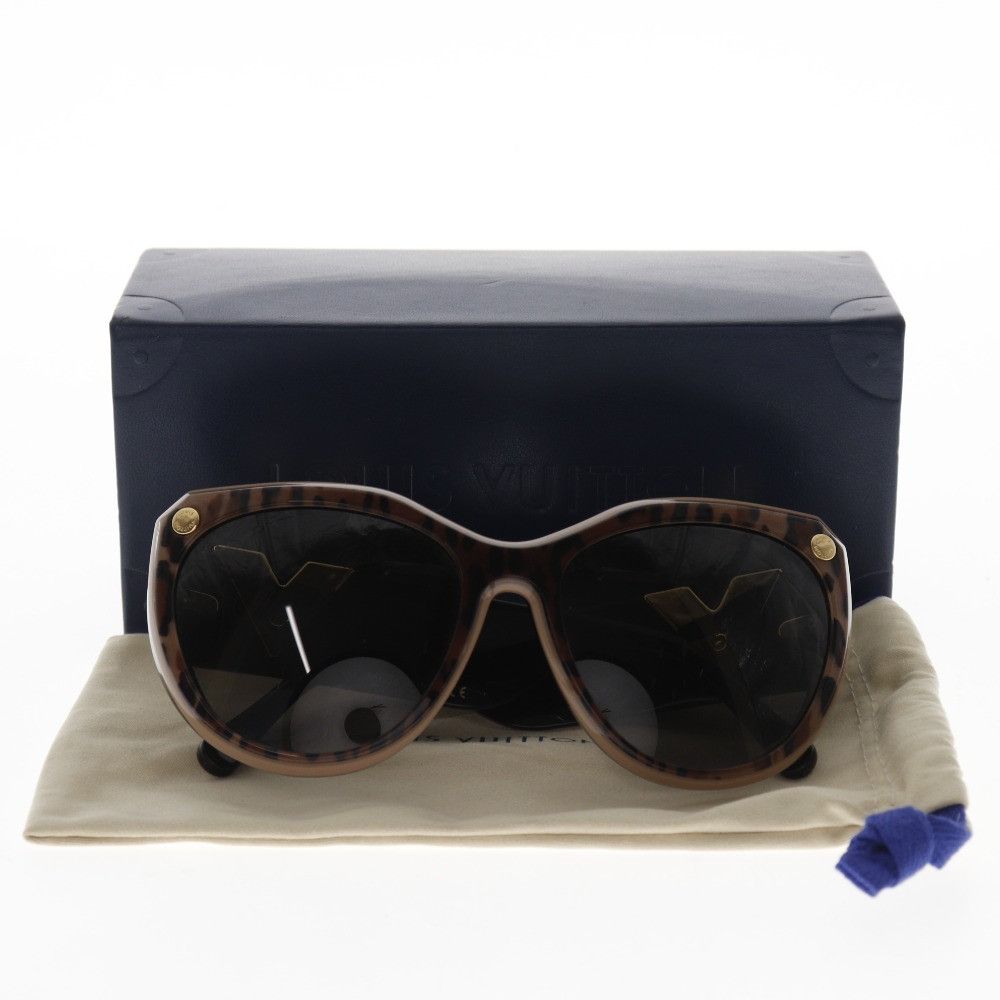 Louis Vuitton Louis Vuitton Louis Vuitton My Fair Lady Sunglasses Plastic Sunglasses Z1113E 9D3 DUTY FREE for USA Size ONE SIZE - 15 Thumbnail