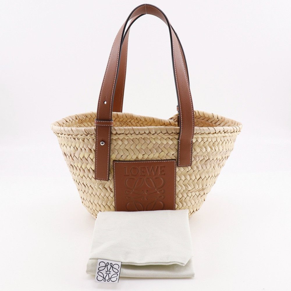 Loewe Loewe Loewe Basket Bag Raffia 2way tote bag Natural Material Tote Bag DUTY FREE for USA Size ONE SIZE - 18 Thumbnail
