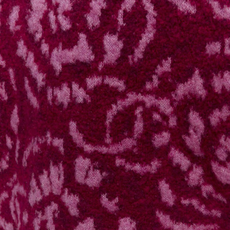 Chanel rare CHANEL red pink Camellia CC wool fluffy boucle trim cardigan jacket FR34 XS Size XS / US 0-2 / IT 36-38 - 10 Thumbnail