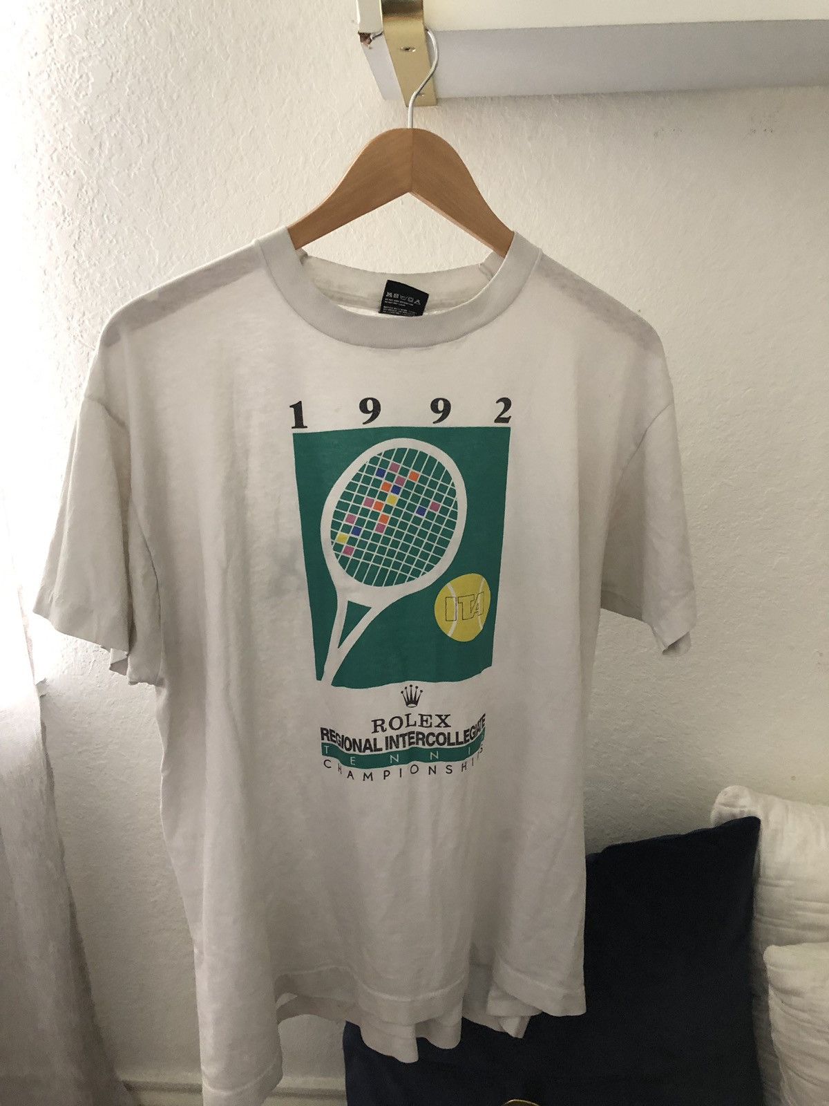 Rolex × Vintage Vintage 1992 Rolex Intercollegiate Tennis T-Shirt