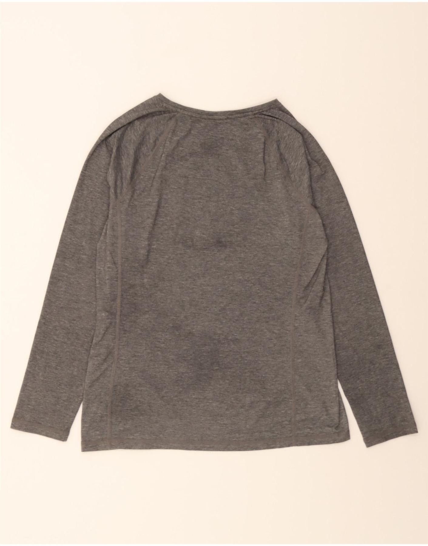Ralph Lauren Womens Top Long Sleeve UK 14 Large Grey Size L / US 10 / IT 46 - 2 Thumbnail
