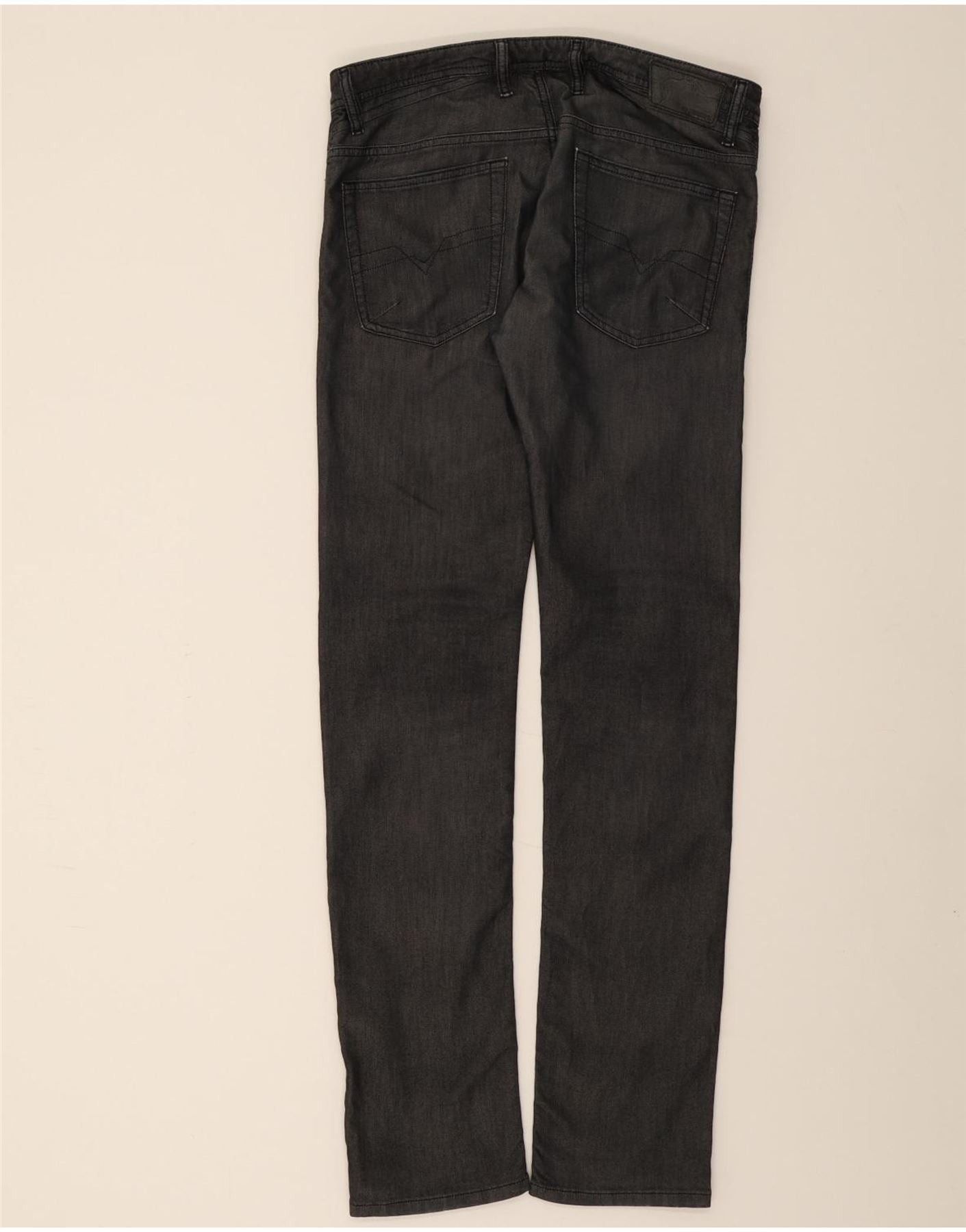 Diesel Womens Shioner Slim Jeans W31 L33 Grey Cotton Size 42" / US 20 - 2 Thumbnail